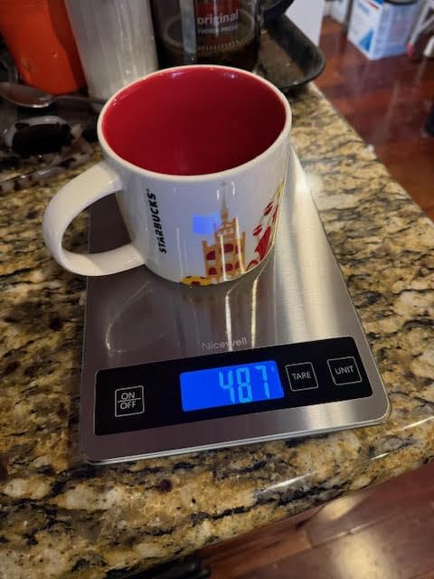 Nicewell Food Scale, 22lb Digital Kitchen Scale Weight Grams and oz for Cooking Baking, 1g/0.1oz Precise Graduation, Stainless Steel and Tempered Glass (Ash Silver) Customer Review Nicewell Food Scale, 22lb Digital Kitchen Scale Weight Grams and oz for Cooking Baking, 1g/0.1oz Precise Graduation, Stainless Steel and Tempered Glass (Ash Silver) - Customer Photo 2