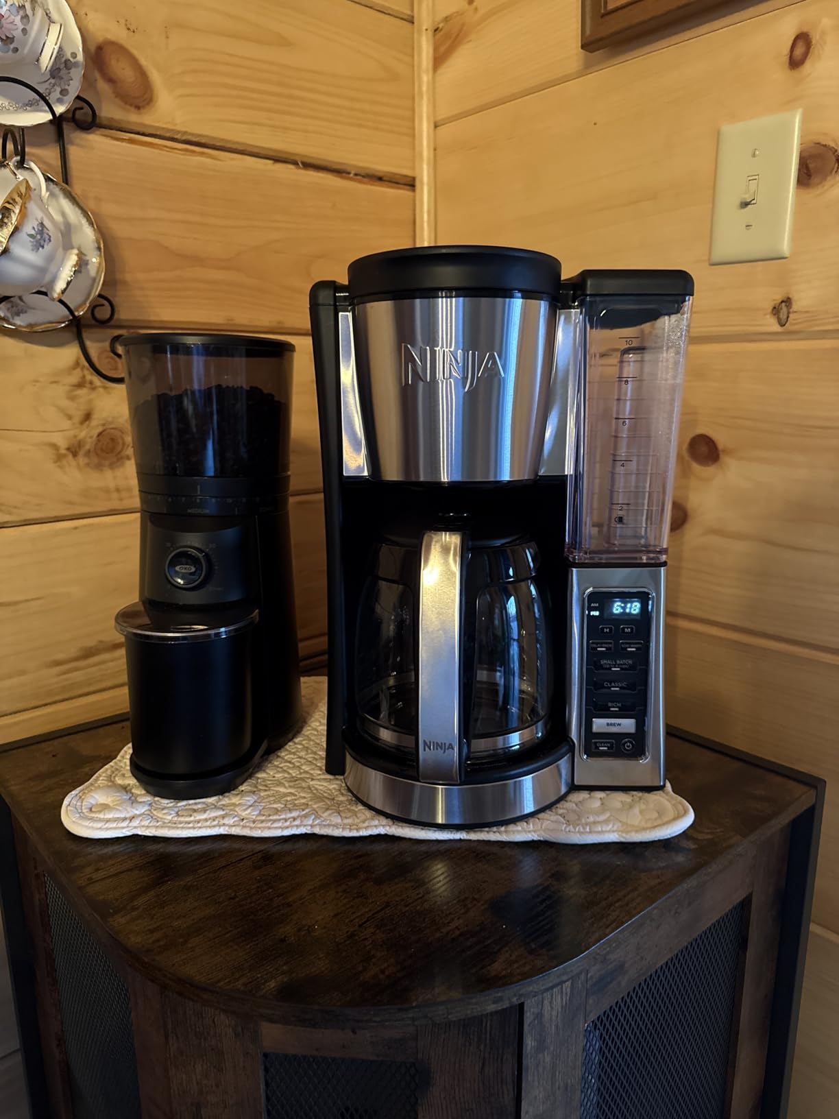 Ninja 12-Cup Programmable Coffee Brewer, 2 Brew Styles, Adjustable Warm Plate, 60oz Water Reservoir, Delay Brew - Black/Stainless Steel Customer Review Ninja 12-Cup Programmable Coffee Brewer, 2 Brew Styles, Adjustable Warm Plate, 60oz Water Reservoir, Delay Brew - Black/Stainless Steel - Customer Photo 0