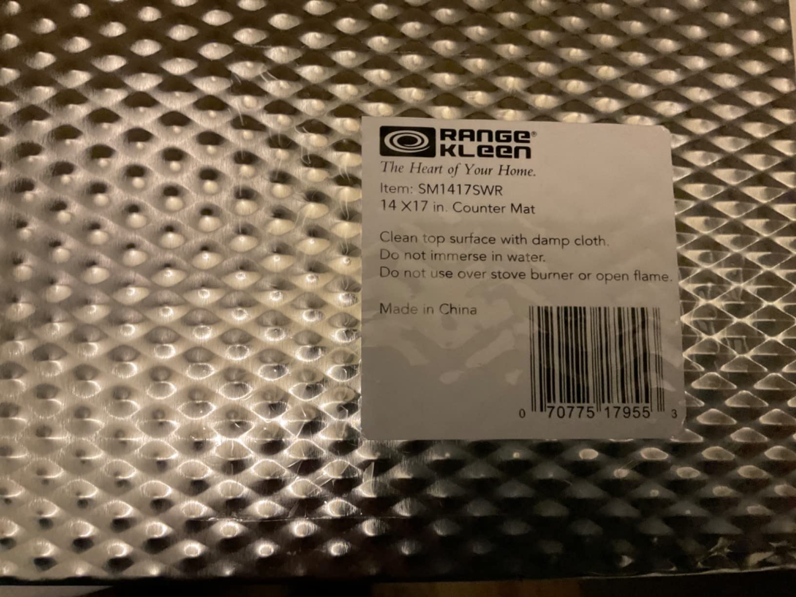 Heat Resistant, Non-Slip, Metal Counter/Table Protector Mat, Large - 14 Heat Resistant, Non-Slip, Metal Counter/Table Protector Mat, Large - 14