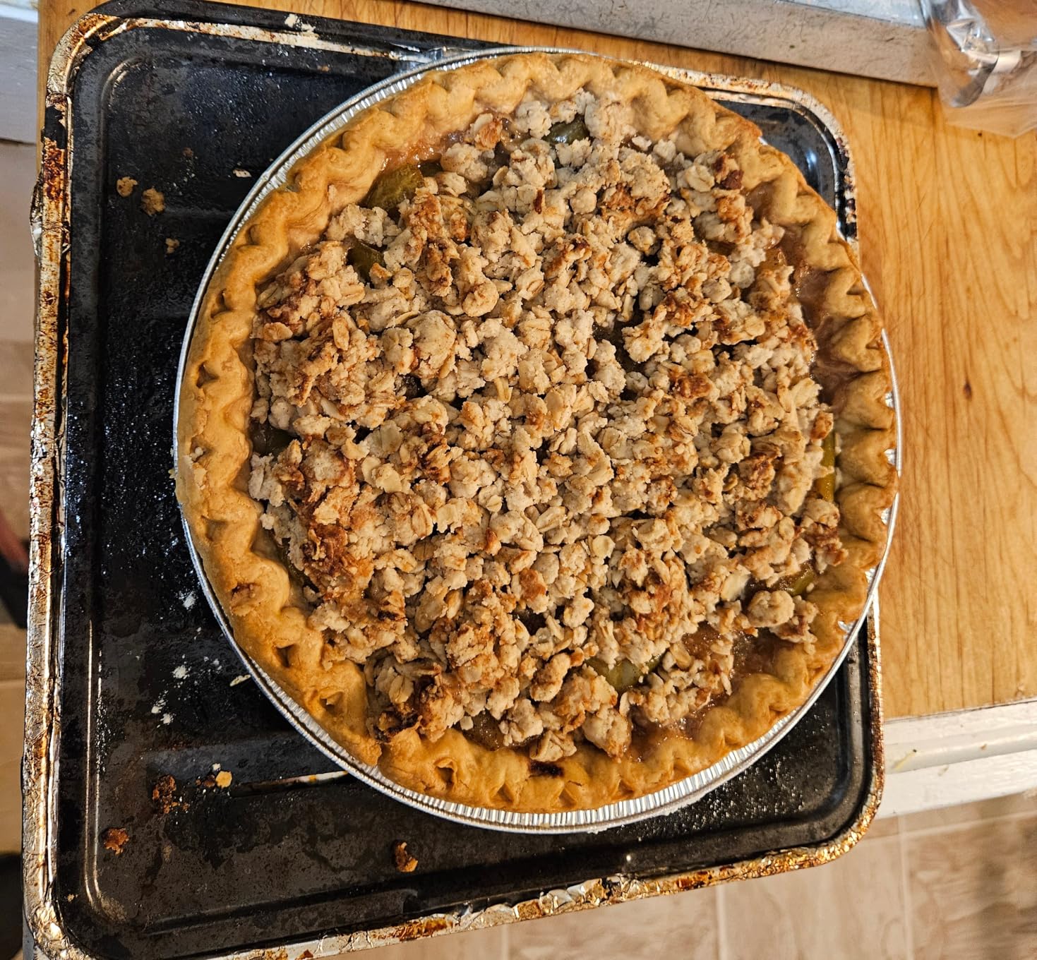 Durable Baking Supplies: Stainless Steel Chain Pie Weights, Reusable and Easy to Clean, Odorless, Safe Pie Weights for Pie Crusts, Oven Safe Baking Beads (10 feet) customer photo 1