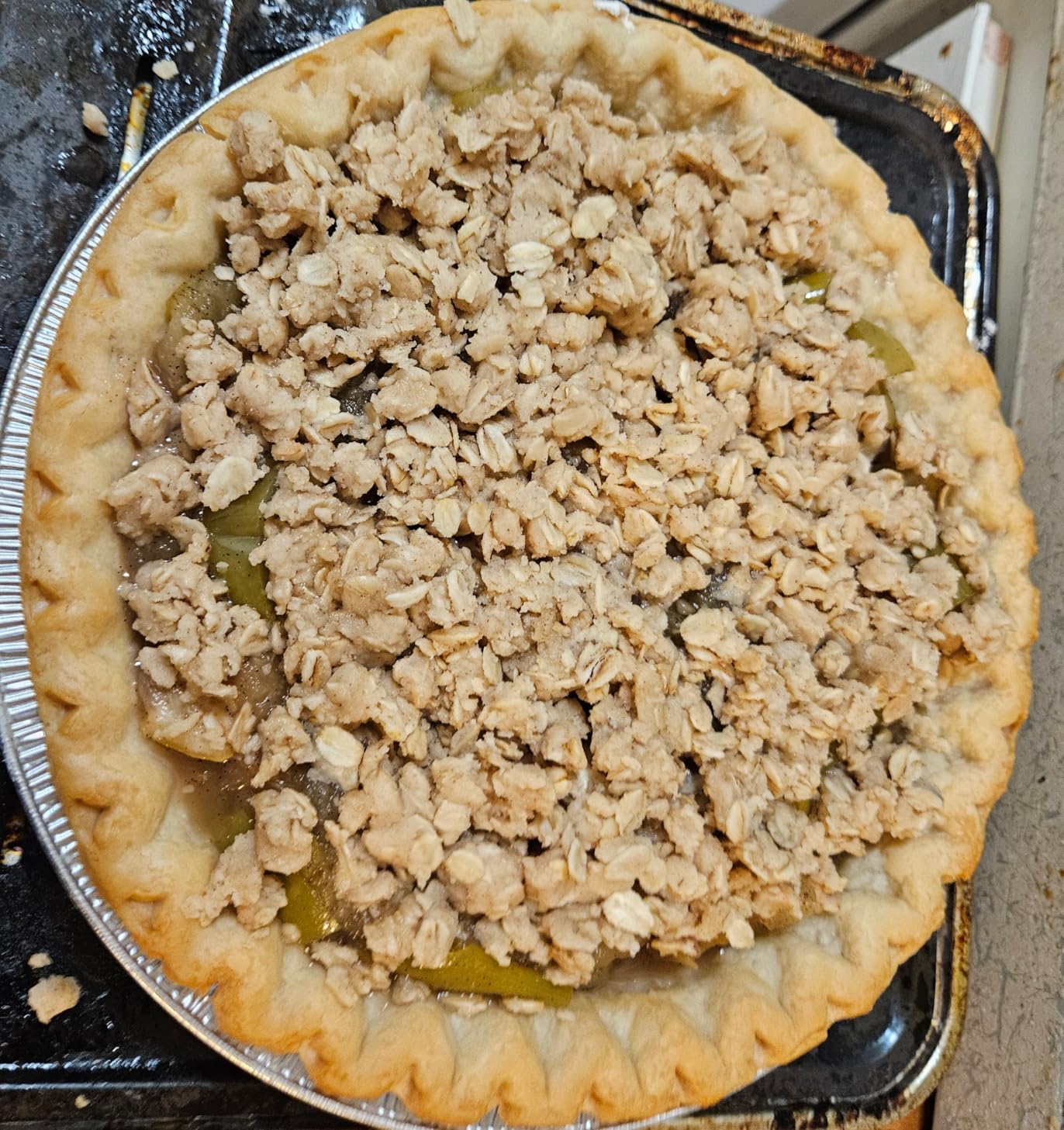 Durable Baking Supplies: Stainless Steel Chain Pie Weights, Reusable and Easy to Clean, Odorless, Safe Pie Weights for Pie Crusts, Oven Safe Baking Beads (10 feet) customer photo 2