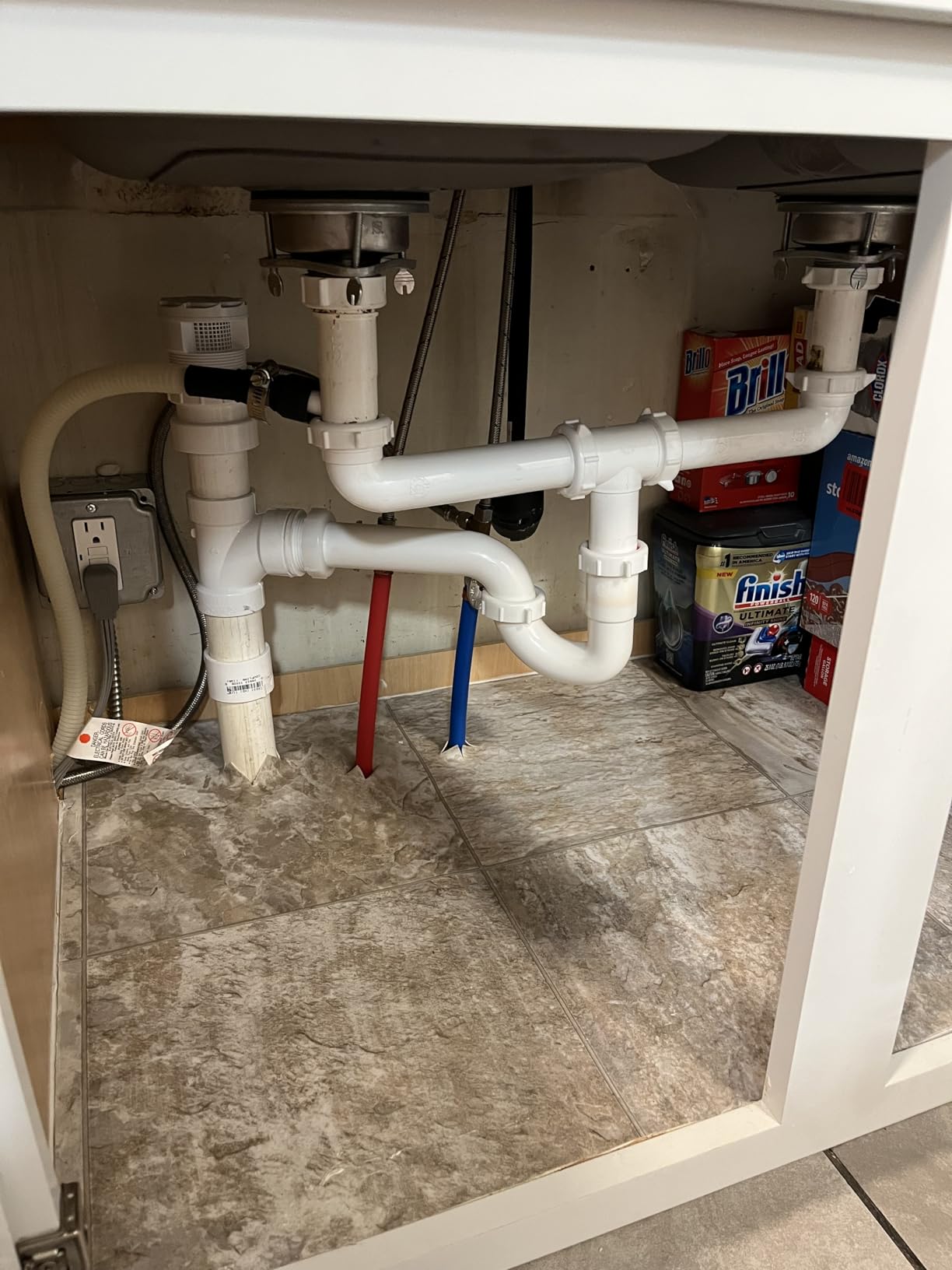 Moen Chef Series 1 HP Continuous Feed Lighted Garbage Disposal with Sound Reduction for Under Sink, Power Cord Included, EXL100C - Customer Photo 4