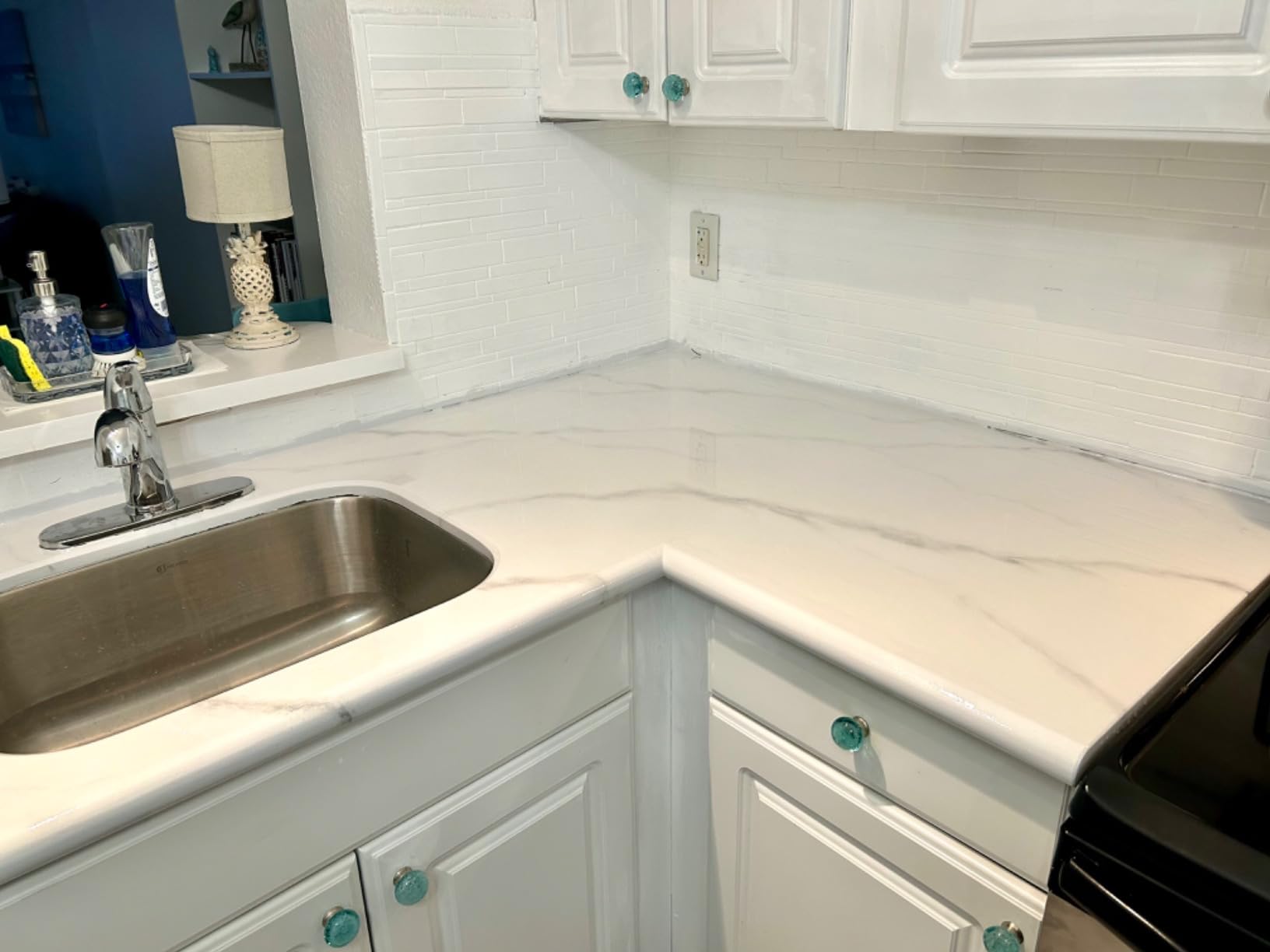 Giani Marble Easy Epoxy Countertop Paint Kit (Carrara White) - Customer Photo 2