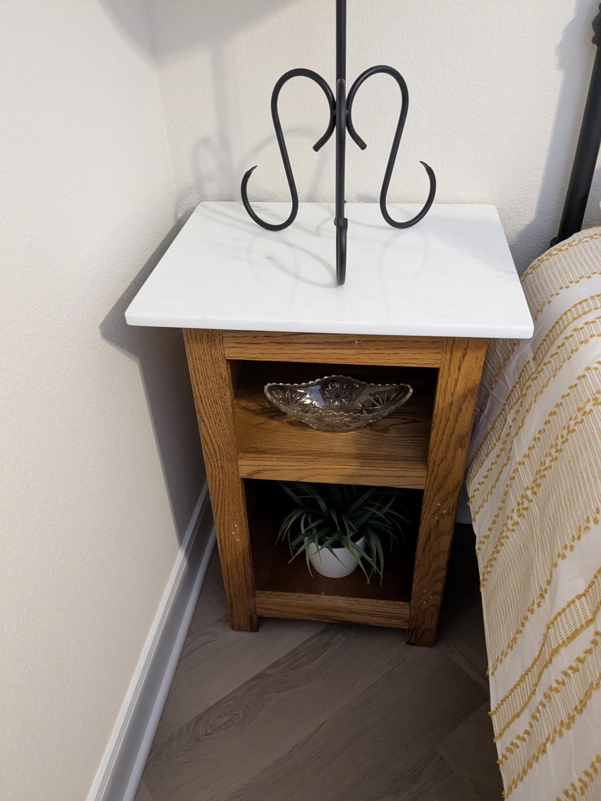 Diflart Natural Marble Pastry Board for Kitchen, 16x20 Inch, White, Stone Cutting Board Large for Dough Chocolate, Carrara Bianco, Marble Slab Christmas Thanksgiving Gift customer photo 1