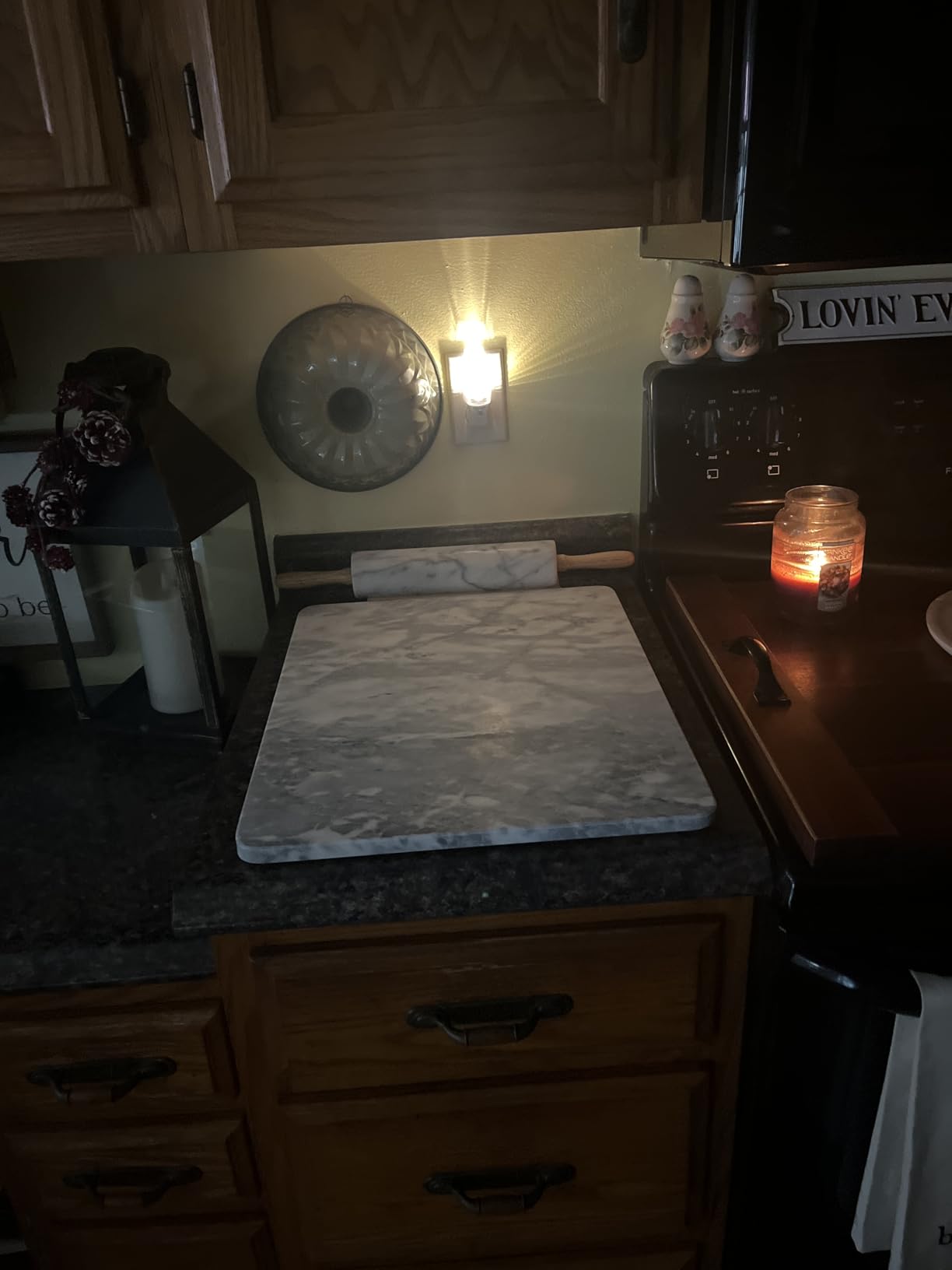 Diflart Natural Marble Pastry Board for Kitchen, 16x20 Inch, White, Stone Cutting Board Large for Dough Chocolate, Carrara Bianco, Marble Slab Christmas Thanksgiving Gift customer photo 2