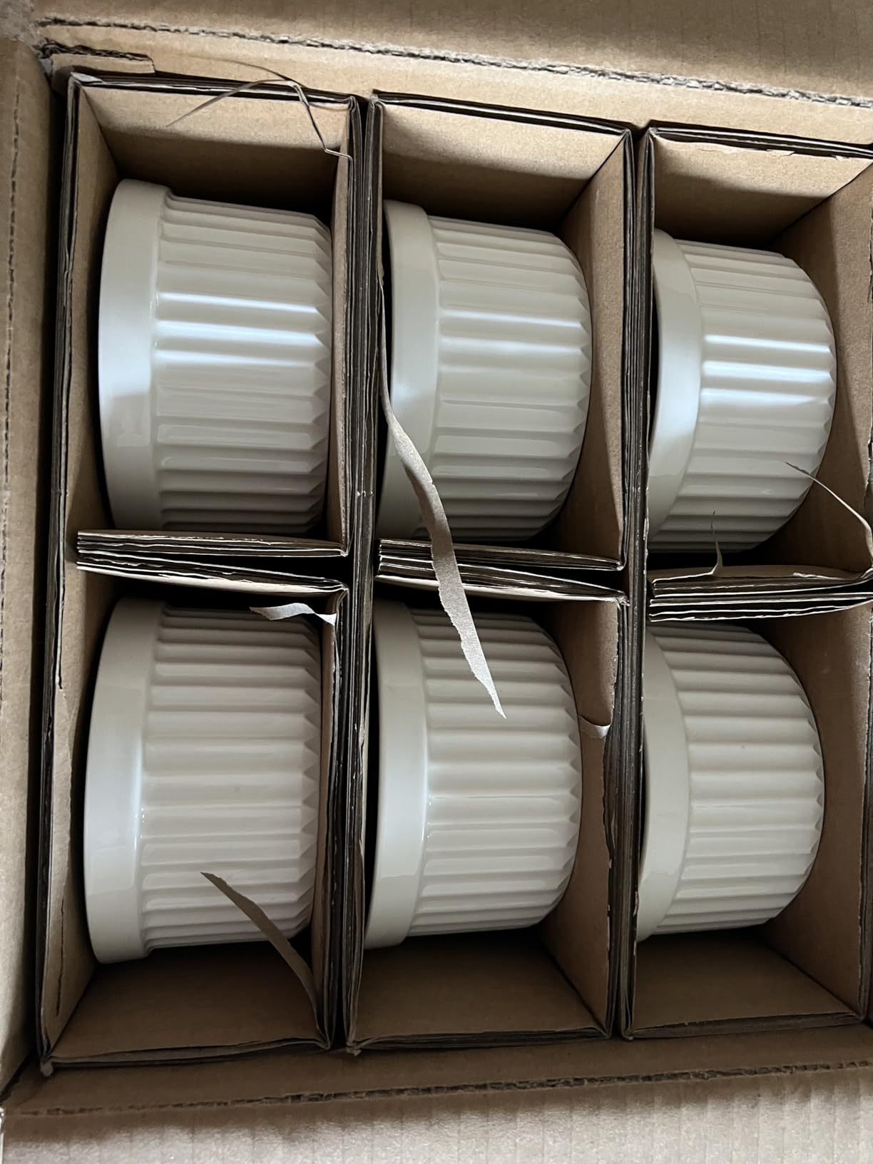 LE TAUCI Ramekins 4 OZ Oven Safe, Creme Brulee Ramekins, Pudding Custard Cups Souffle Ramiken, Dipping Sauce Dishes, Ceramic Ramekin Bowls Set of 6, White customer photo 1