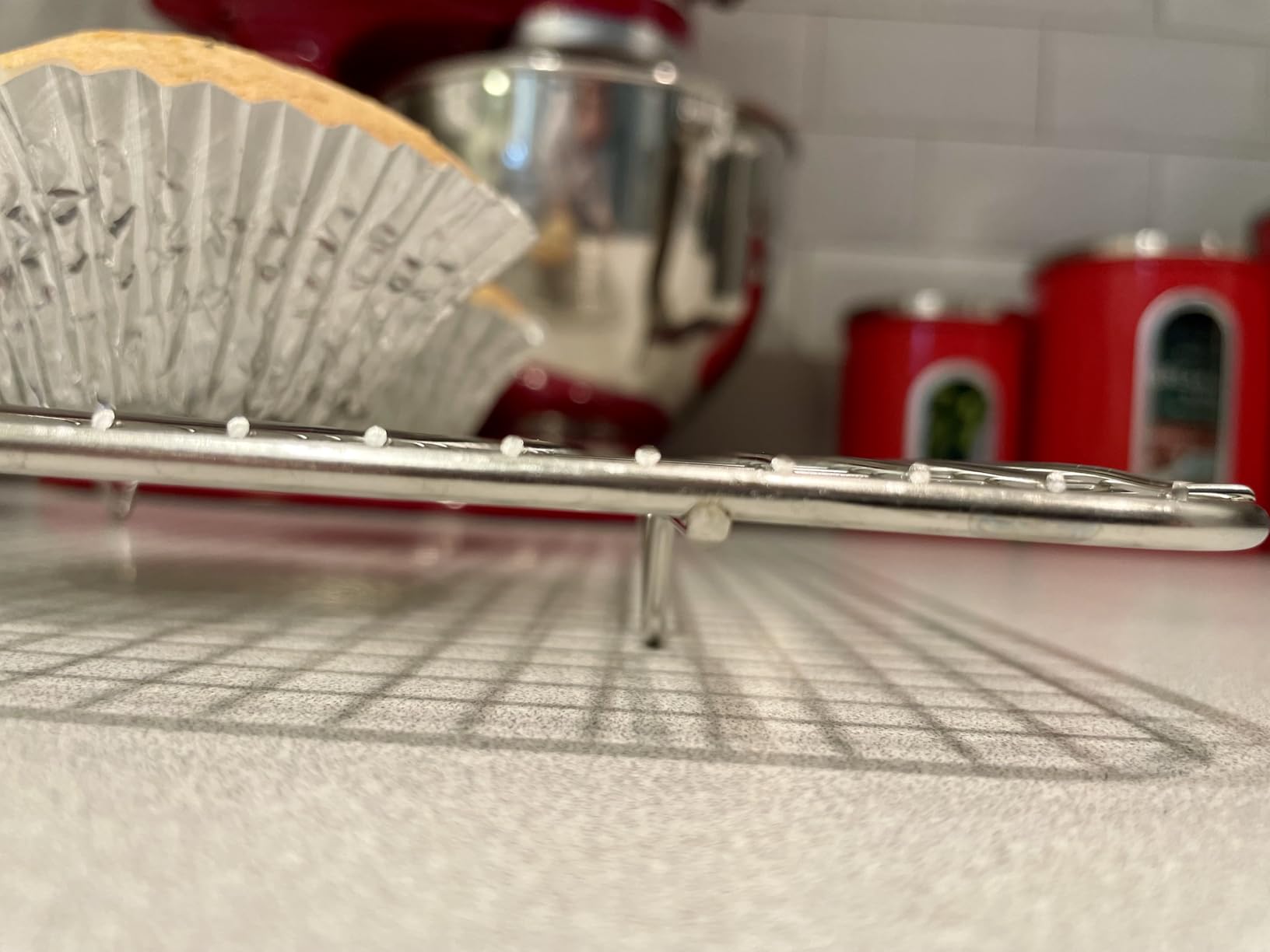 Ultra Cuisine Oven-Safe, Dishwasher-Safe 100% Stainless Steel Cooling and Baking Rack Set Heavy Duty Tight-Wire - 11.5 x 16.5-inch - Set of 2 - Half Sheet Pan Cooling Racks customer photo 2