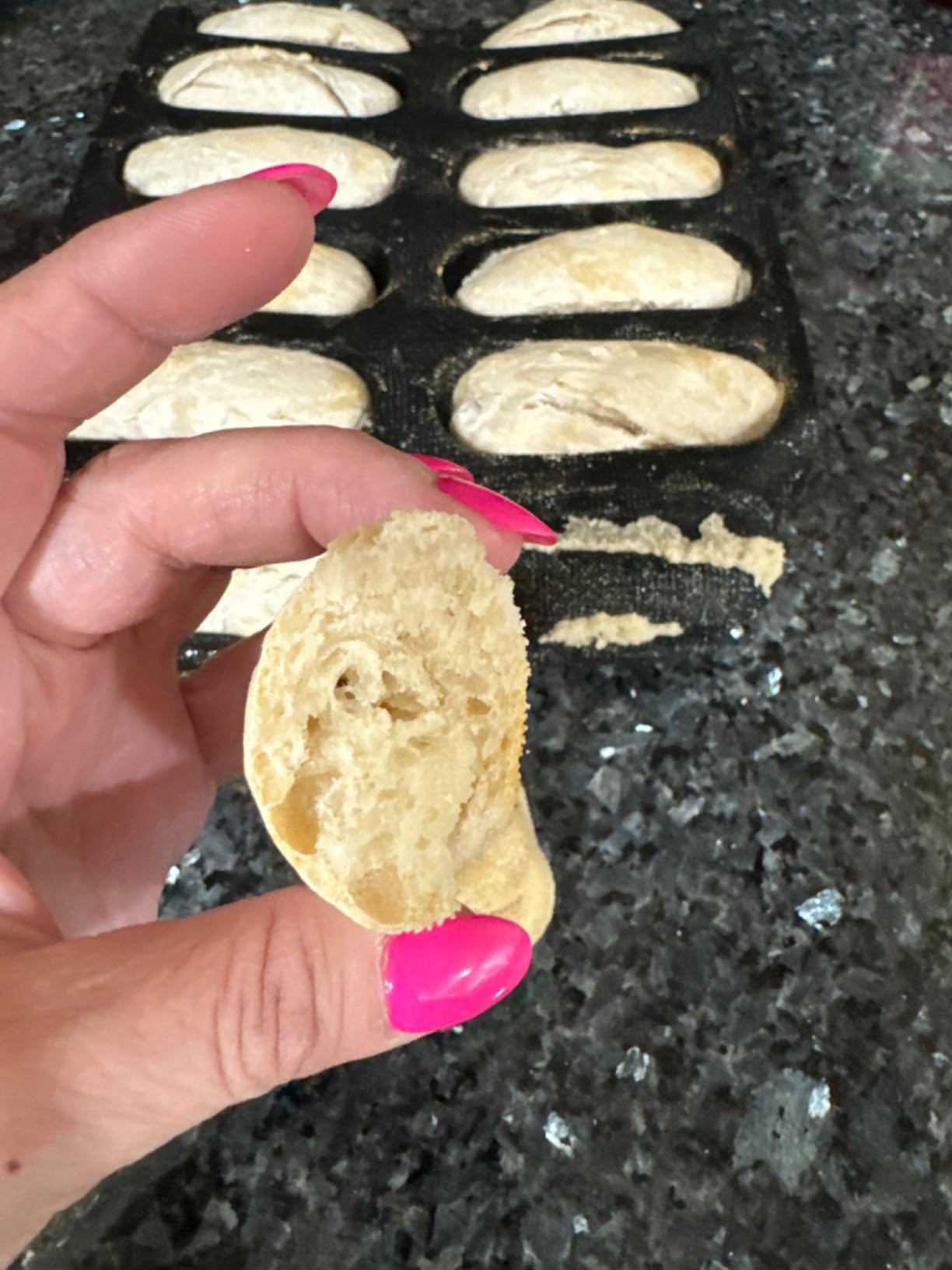 Bluedrop Silicone Hot Dog Bread Forms Mini Baby Sandwich Baking Molds Food grade Perforated Eclair Sheets for Home Oven customer photo 1