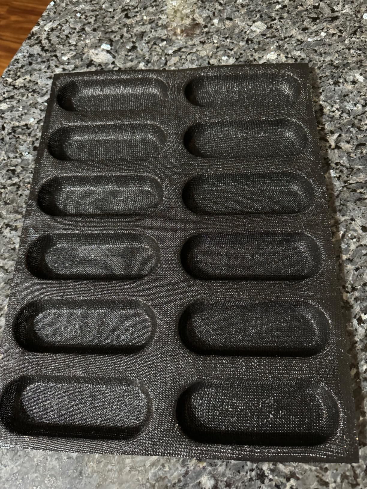 Bluedrop Silicone Hot Dog Bread Forms Mini Baby Sandwich Baking Molds Food grade Perforated Eclair Sheets for Home Oven customer photo 2