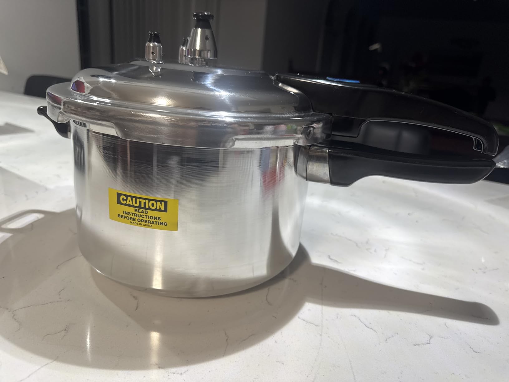 Barton 6.0 Quart Pressure Cooker Pot Release Valve Aluminum Canning Cooker Pressure Release Pot Stove Top Instant Fast Cooking Stovetop Pressure Canner Pot Gas Stoves, (5.67L) - Customer Photo 1