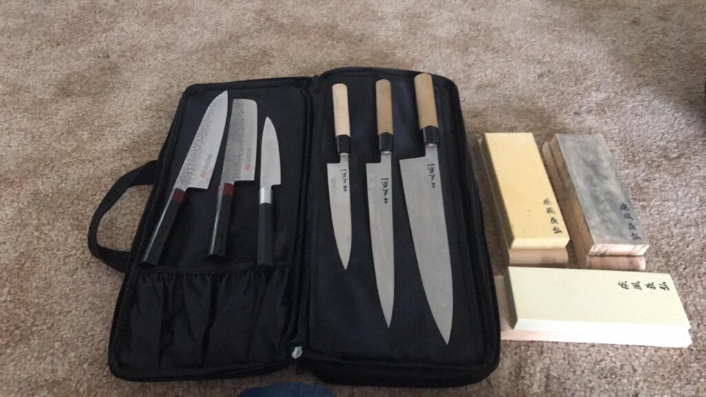 Yoshihiro Professional Grade Toishi Japanese Whetstone Knife Sharpener Water Stones (#400 grit) - Customer Photo 3