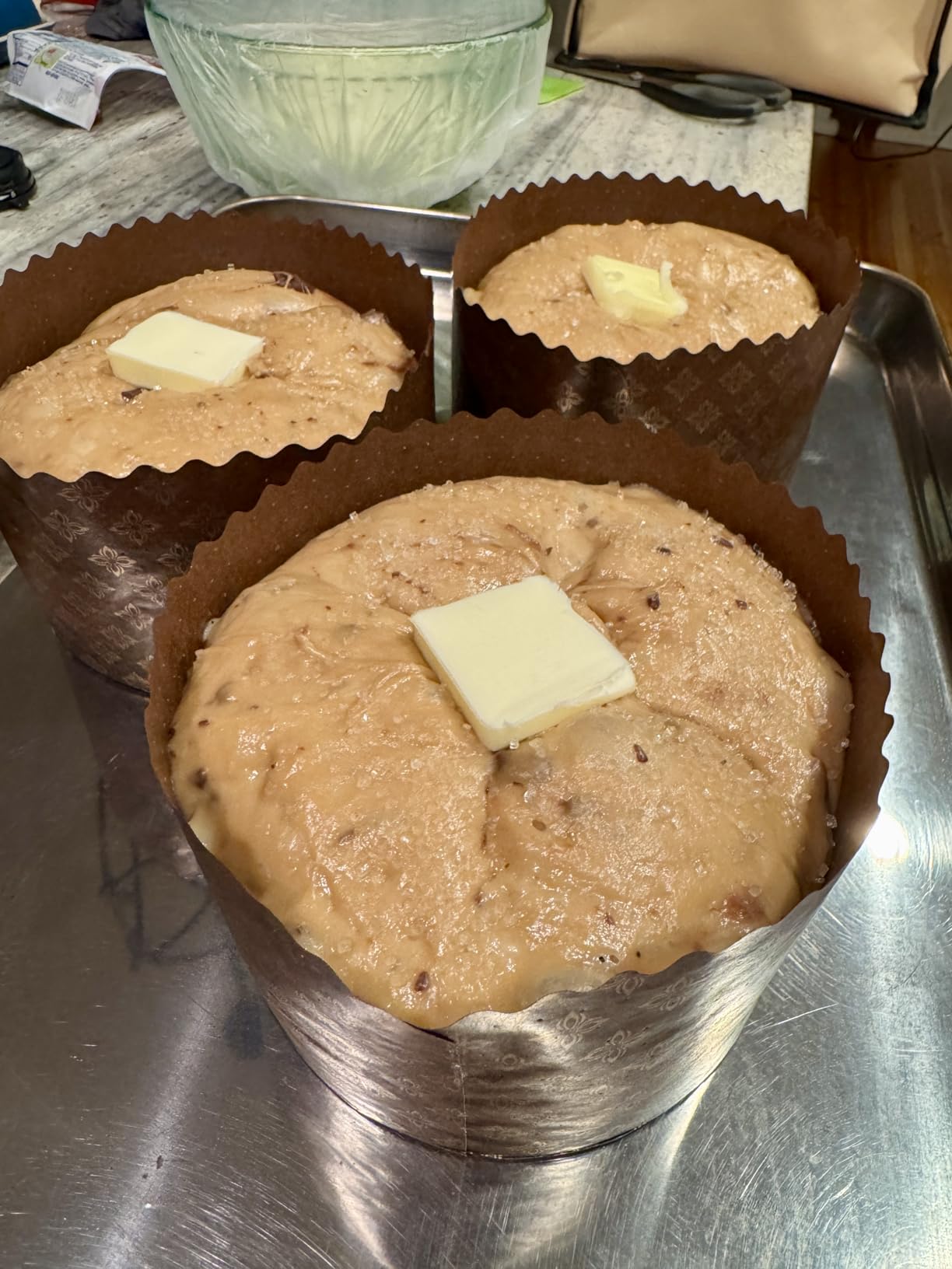 Paska Mold Kulich Large Panettone Paper Baking Molds (12 Pack 15oz) Easter Bread Paper Mold - Easter Bread Forms Panettone Pan Panetone Moulds 5.1x3.35-in customer photo 1