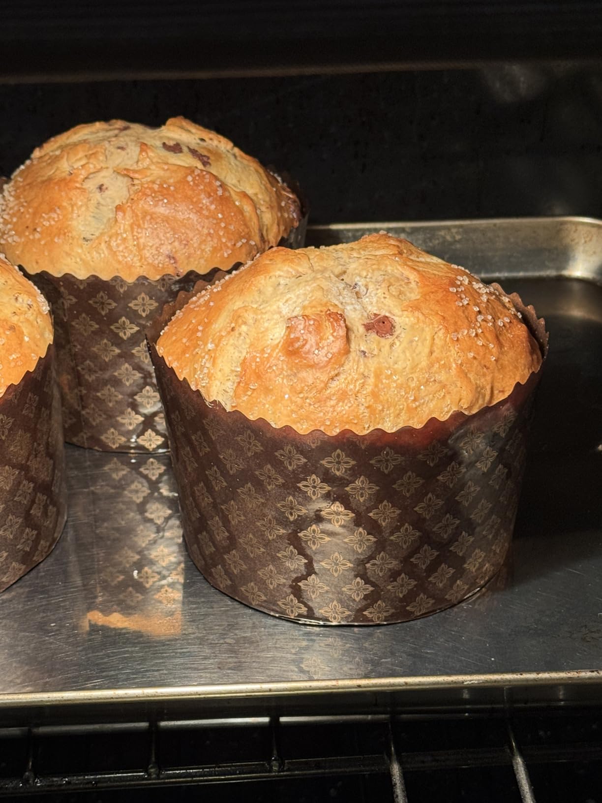 Paska Mold Kulich Large Panettone Paper Baking Molds (12 Pack 15oz) Easter Bread Paper Mold - Easter Bread Forms Panettone Pan Panetone Moulds 5.1x3.35-in customer photo 2