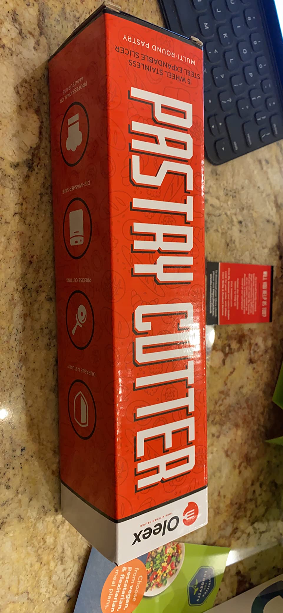 Oleex 'All-Dough' Pastry Cutter Set. 5 Wheel Dough Cutter and Dual Fluted Ravioli Cutter Wheel/Pizza Cutter Wheel customer photo 2