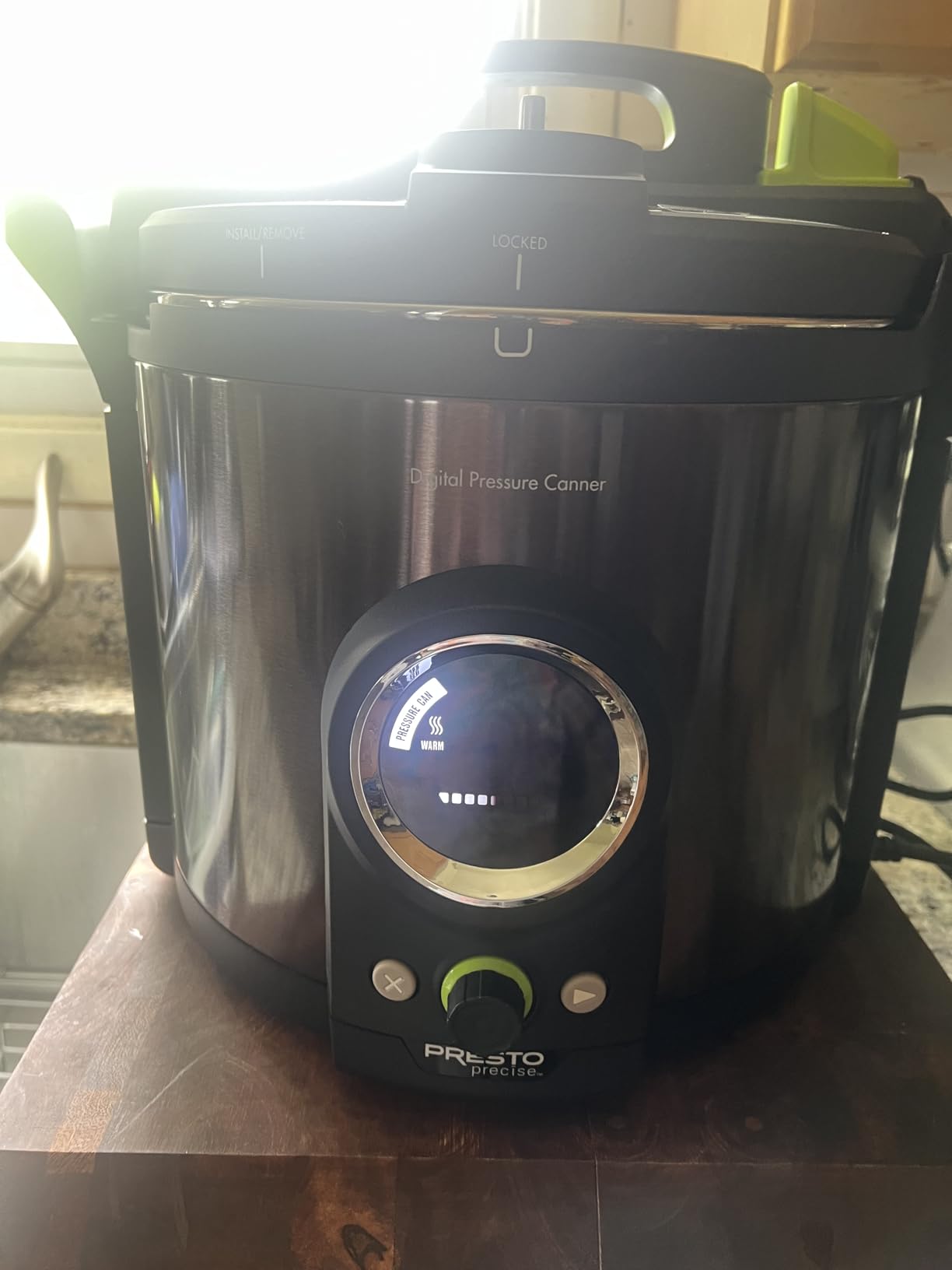 Presto 02144 12-Quart Digital Pressure Canner - Digital Display, Waterbath Capable, 10-Built-In Safety Features, Recipe Book, Black Stainless Steel - Customer Photo 3