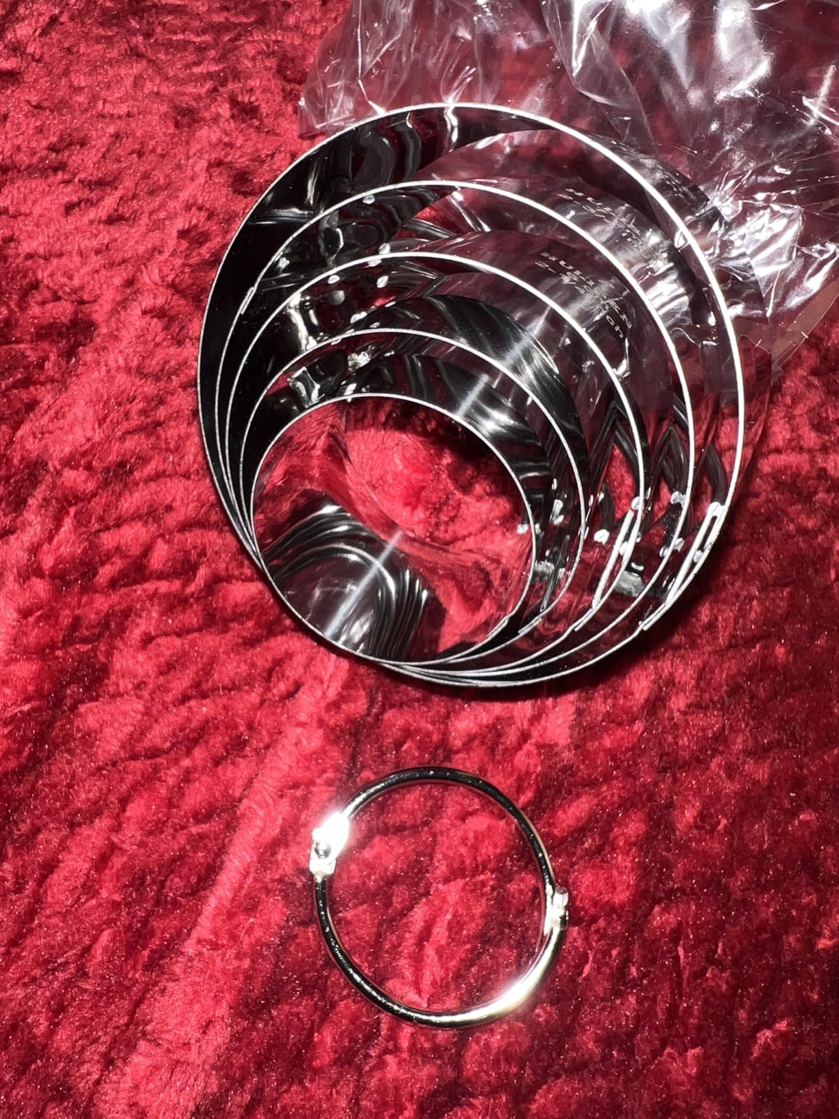 HULISEN Biscuit Cutter Set (3 Pieces/Set), Stainless Steel Round Cookies Cutter with Handle, Professional Baking Dough Tools, Gift Package customer photo 1