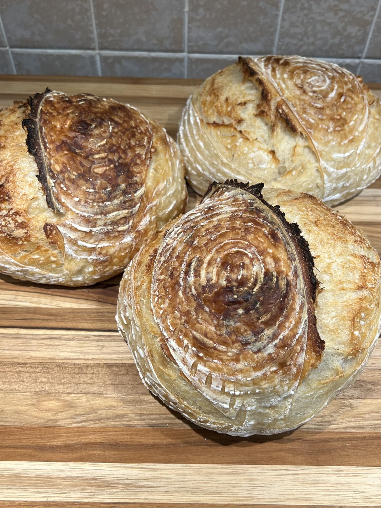 Banneton Bread Proofing Basket Set of 2: 9 Inch Round Sourdough Proofing Bowls for Artisan Bread Making for Professionals and Home Bakers customer photo 2