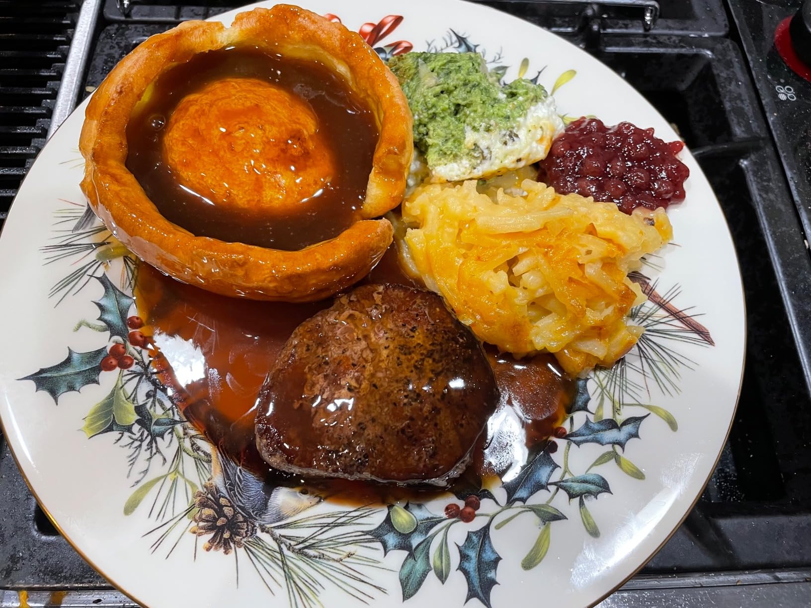 Wrenbury Large Yorkshire Pudding Pan Heavy Duty - Non-Stick for Perfect, Easy Release Puddings, 4 inch customer photo 1