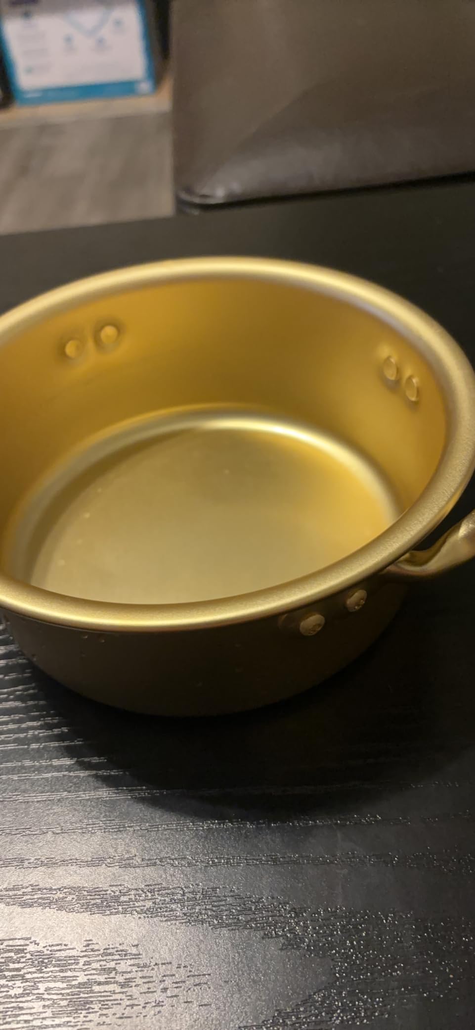 Korean Ramen Cooking Pot, AHIER Korean Ramen Noodle Pot With Lid, Spoon and Chopsticks (1pair), Fast Heating for Kitchen Cookware (Double handle) (6.3in) customer photo 2