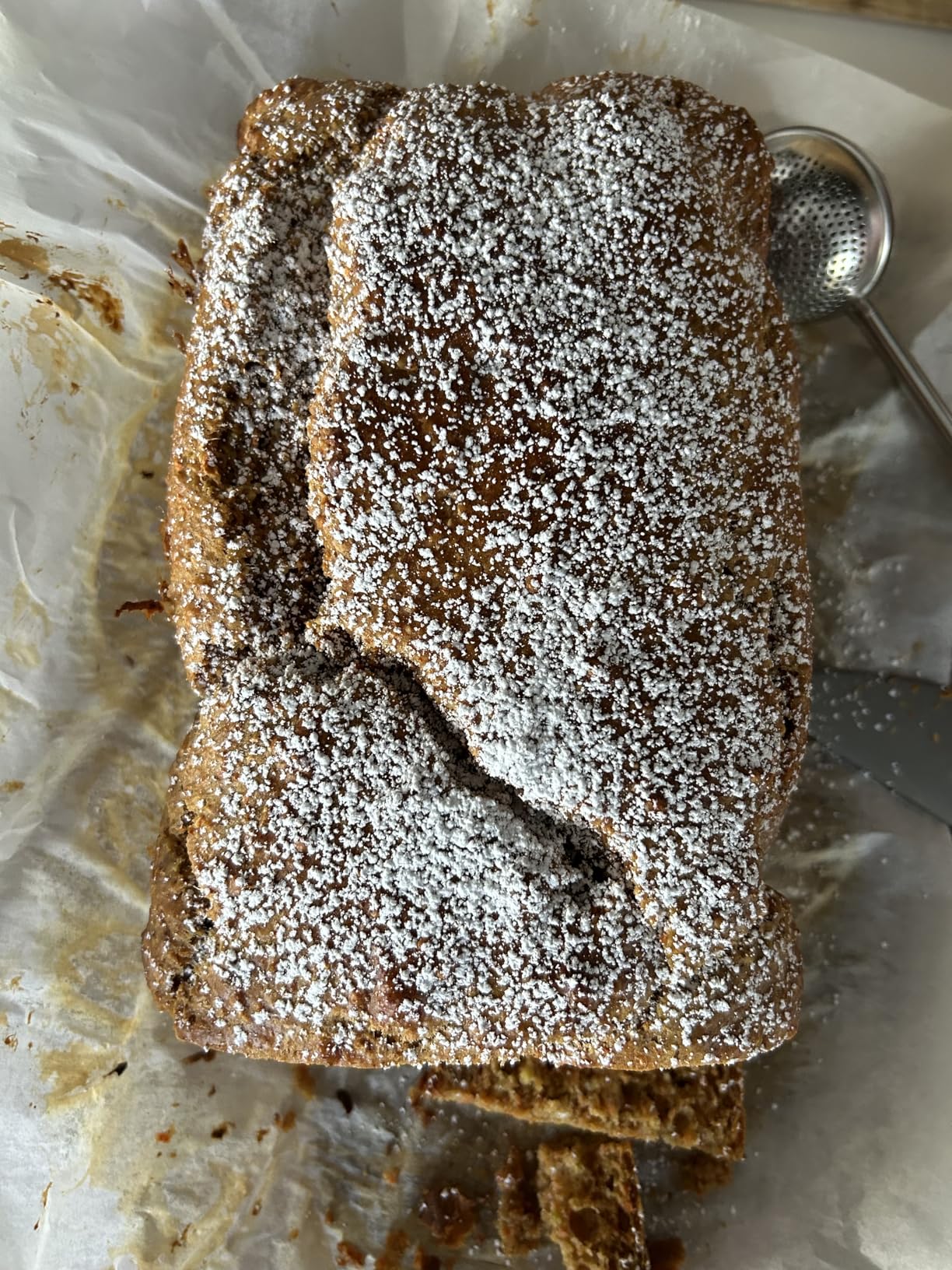 HULISEN Flour Duster for Baking, One-Handed Operation, 304 Stainless Steel Powdered Sugar Shaker Duster, Pick Up and Dust Flour Sifter, Gift Package customer photo 2