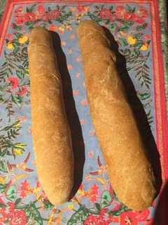 Baguette Pan, French Bread Pans For Baking Pan, Nonstick 3 Slots Perforated Italian Loaf Pan Mold Long French Bread Pan,Golden customer photo 2