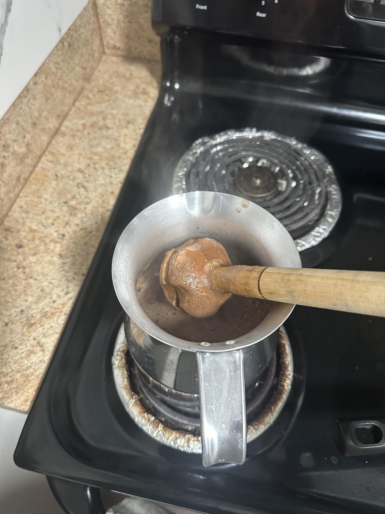 Molinillo de Madera Handmade Wooden Whisk Frother - Milkshakes, Chocolate - Imported from Colombia customer photo 1
