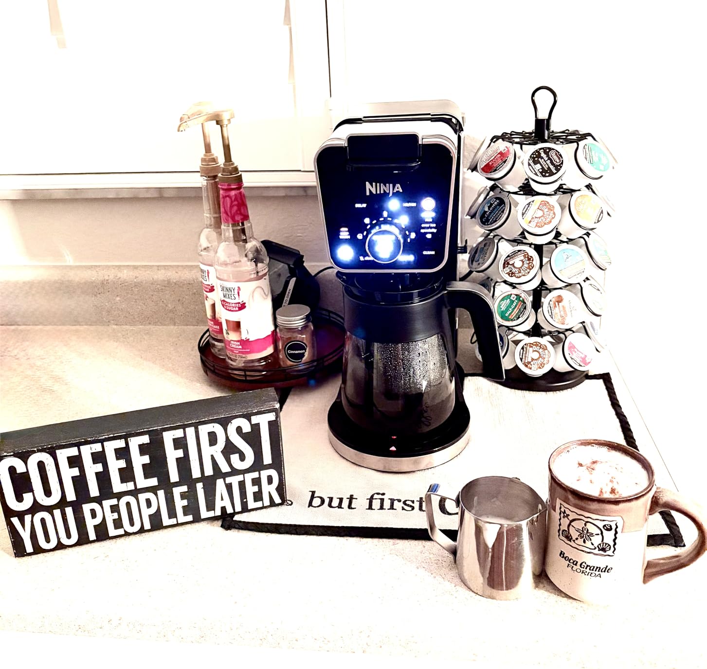 Ninja Drip Coffee Maker With K Cup Combo, DualBrew Pro Specialty Coffee System, Coffee Machine Compatible with K-Cup Pods, 12 Cup Single Serve Coffee Makers with Paper Filter, CFP301 - Customer Photo 2