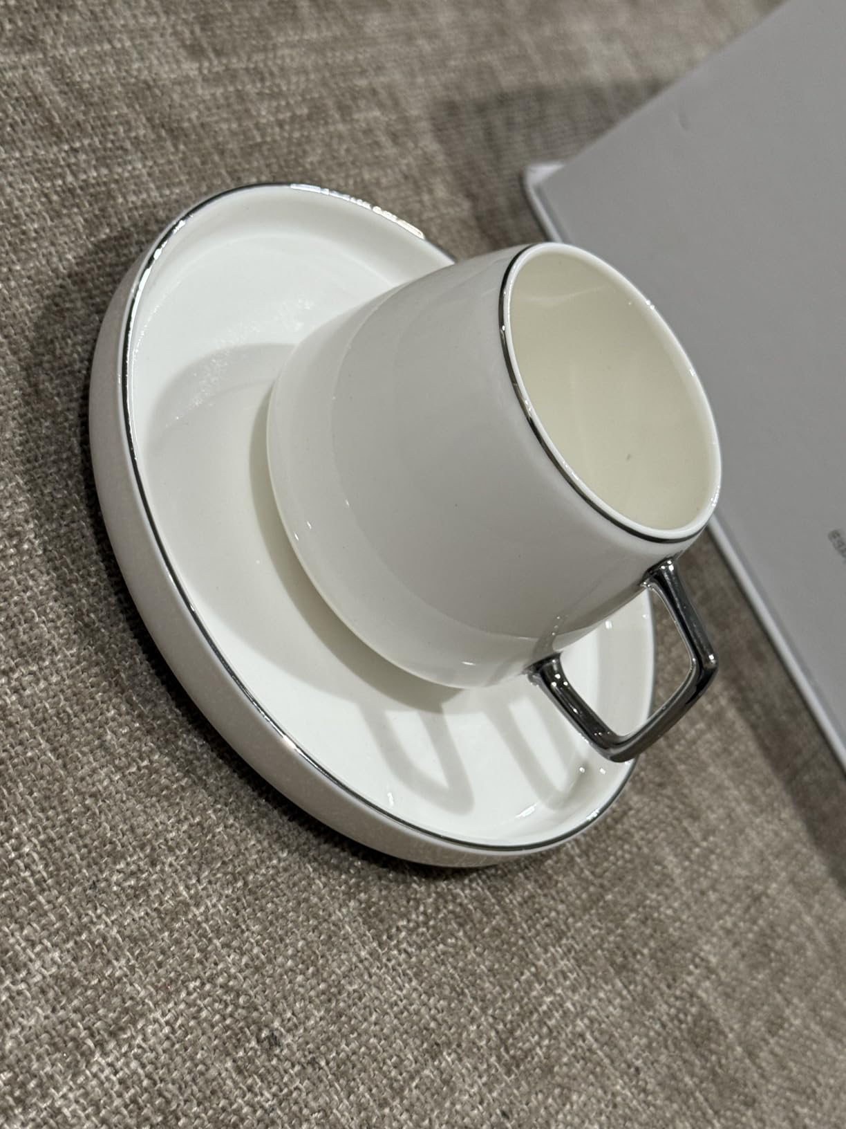 KARACA Elda Turkish Coffee Cup Set of 6 - (12 Piece) Cups with Saucers - 2.7 oz Small Porcelain Espresso Set - Ideal for Serving Greek, Arabic Coffee customer photo 2