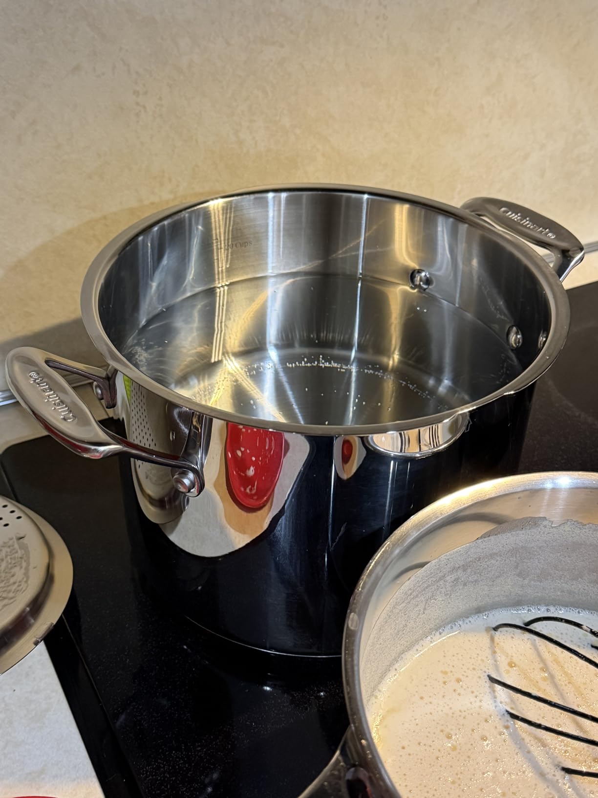 Cuisinart 766S-22 6 Qt. Stainless Steel Pasta Pot w/Straining Cover Chef's-Classic-Stainless-Cookware-Collection, 6-Quart customer photo 1