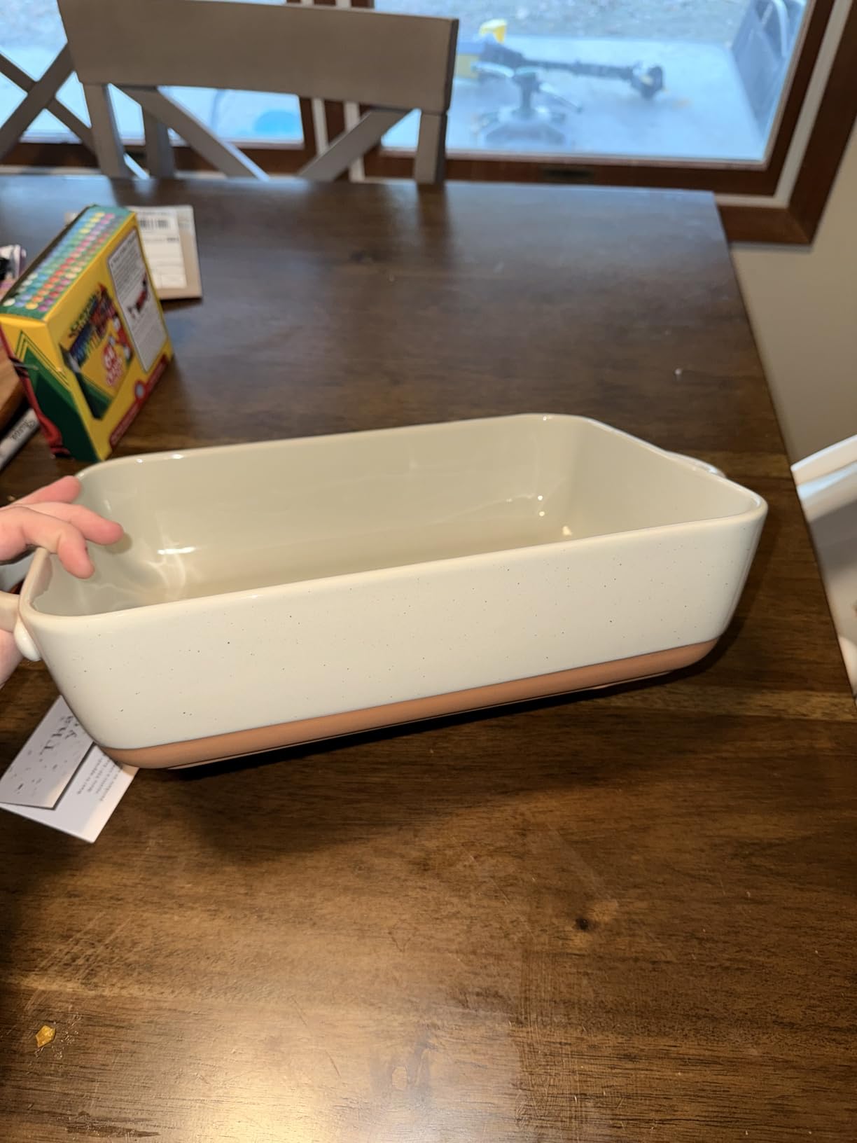 Mora 9x13in Deep Porcelain Baking Dish - Oven to Table, Freezer Safe - Customer Photo 1