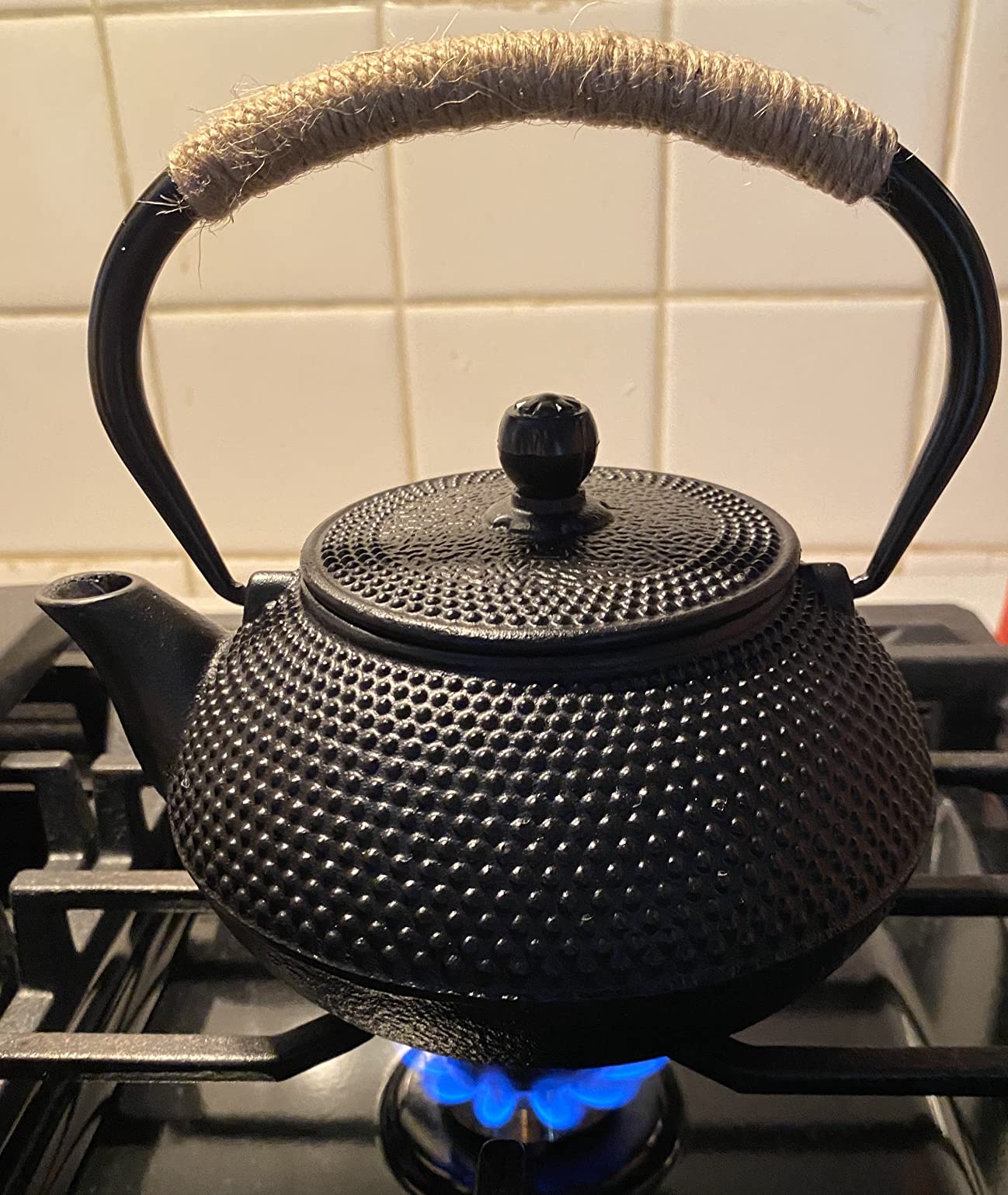 PARACITY Cast Iron Teapot Japanese Tetsubin Coated with Stainless Steel Infuser, Stovetop Tea Kettle for Boiling Hot Water Tea, Mothers Day Gifts from Daughter/Son 23.5 Oz /700 Ml - Customer Photo 3