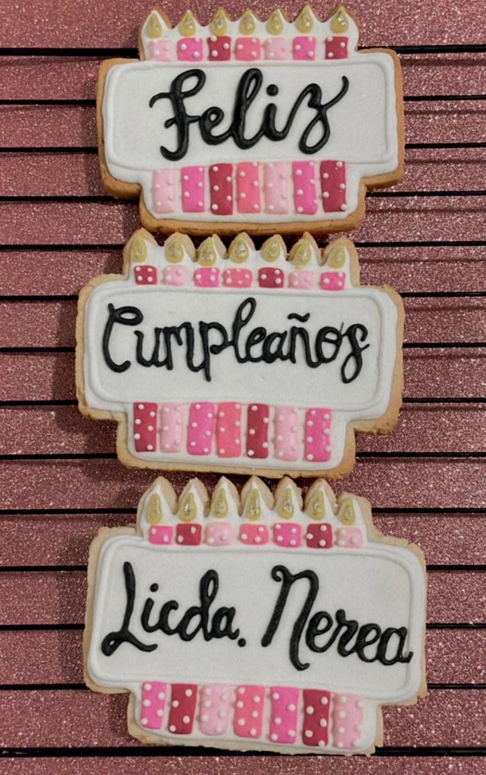 Cookie Decorating Kit Cookie Decorating Supplies with 1 Acrylic Turntable, 6 Cookies Fondant Brushes 6 Scribe Needle Royal Icing Tools customer photo 2