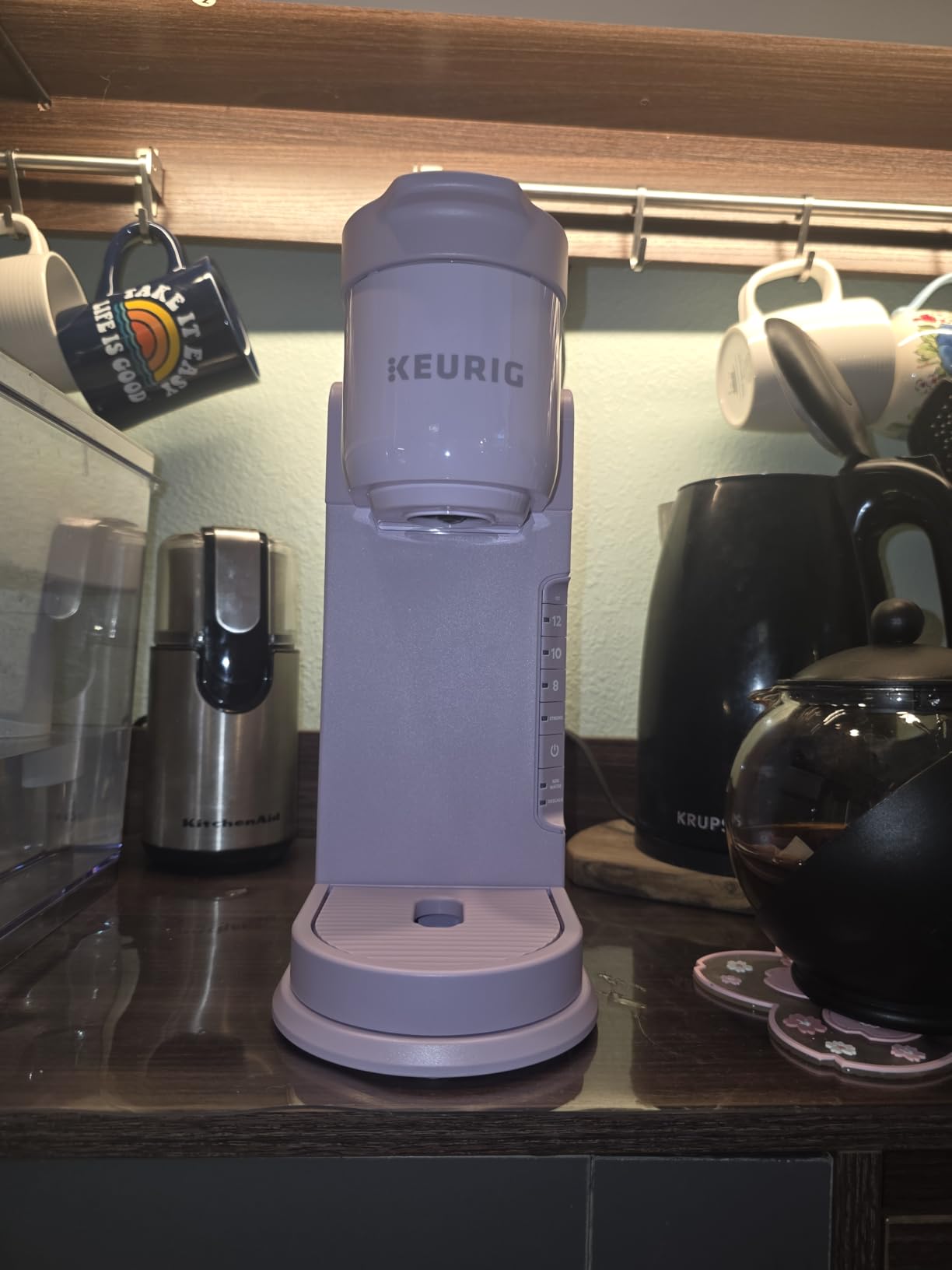 Keurig K-Express Single Serve K-Cup Pod Coffee Maker, 3 Brew Sizes, Strong Button Feature, 42oz Removable Reservoir, Black - Customer Photo 4