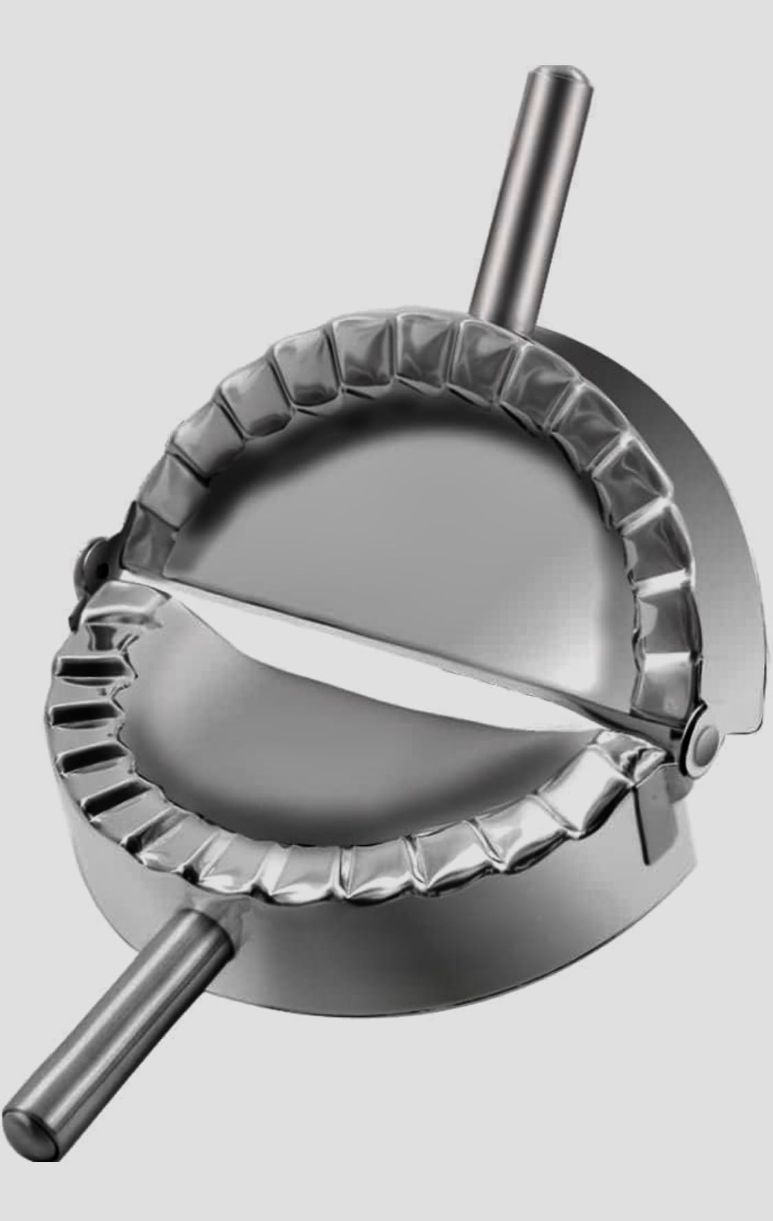 COTEY 6 Inch Empanda Press, Large Stainless Steel Dumpling Maker, 2-in-1 Dough Cutter/Dumpling Mold for Empanada, Dumpling, Ravioli, Pierogi & Hand Pie customer photo 1