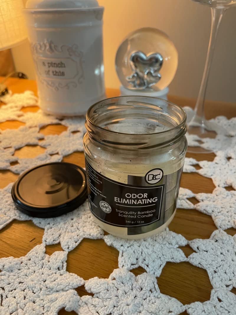 Bamboo Odor Eliminating Highly Fragranced Candle - Eliminates 95% of Pet, Smoke, Food, and Other Smells Quickly - Up to 80 Hour Burn time - 12 Ounce Premium Soy Blend Customer Review Bamboo Odor Eliminating Highly Fragranced Candle - Eliminates 95% of Pet, Smoke, Food, and Other Smells Quickly - Up to 80 Hour Burn time - 12 Ounce Premium Soy Blend - Customer Photo 1