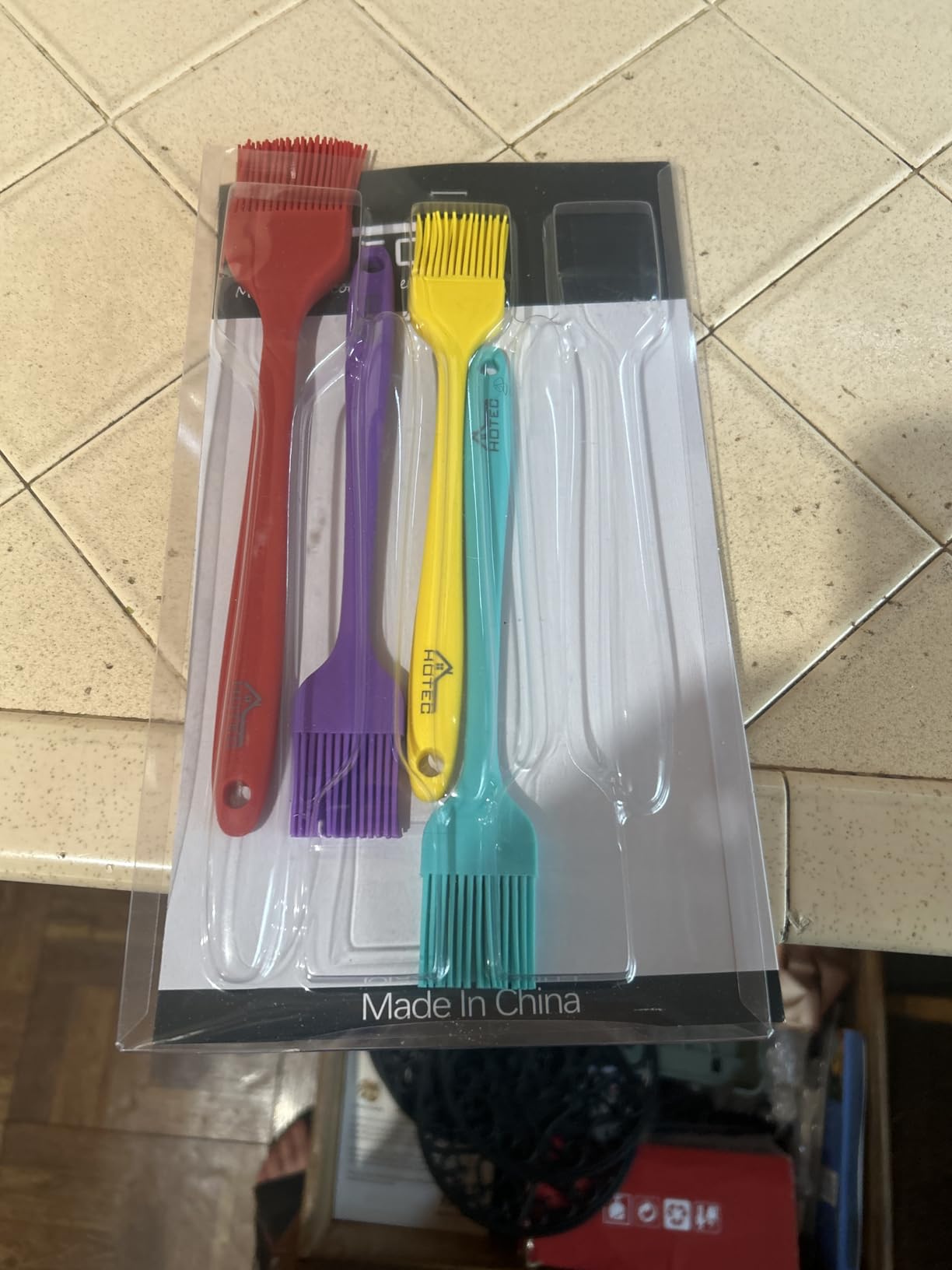 HOTEC 600°F Heat Resistant Basting Brushes, BPA Free Silicone Pastry Brush, Spread Oil Butter Sauce Marinades for BBQ Grill Barbecue Baking Kitchen Cooking Dishwasher Safe (Black 2) customer photo 1