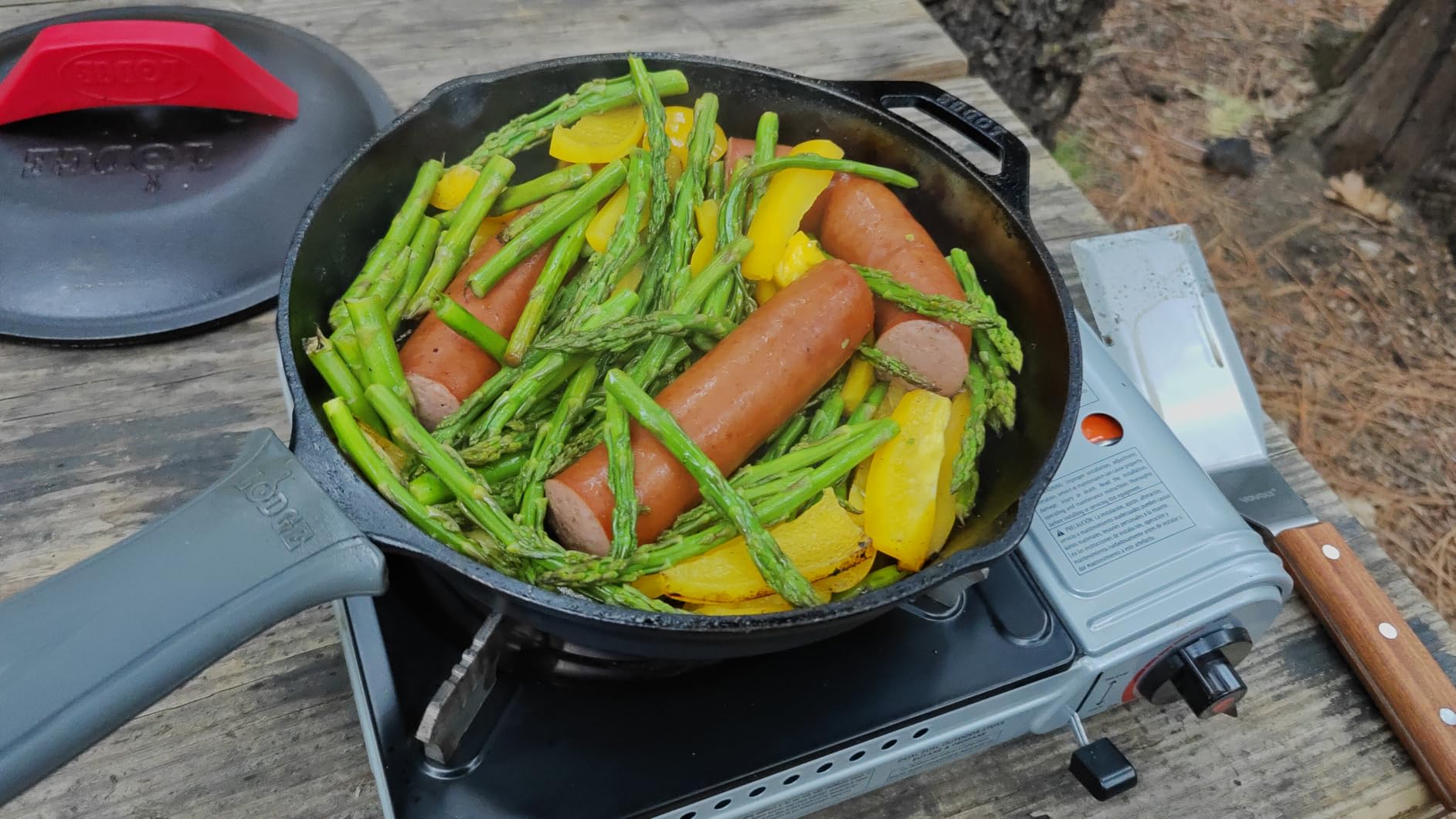 Grill Boss Dual Fuel Camp Stove - 12,000 BTU Butane & Propane Portable Stoves for Camping, Emergencies, BBQ, Hiking & Backpacking - Double Wind Guard, Instant Piezo Ignition System - 90057 customer photo 1