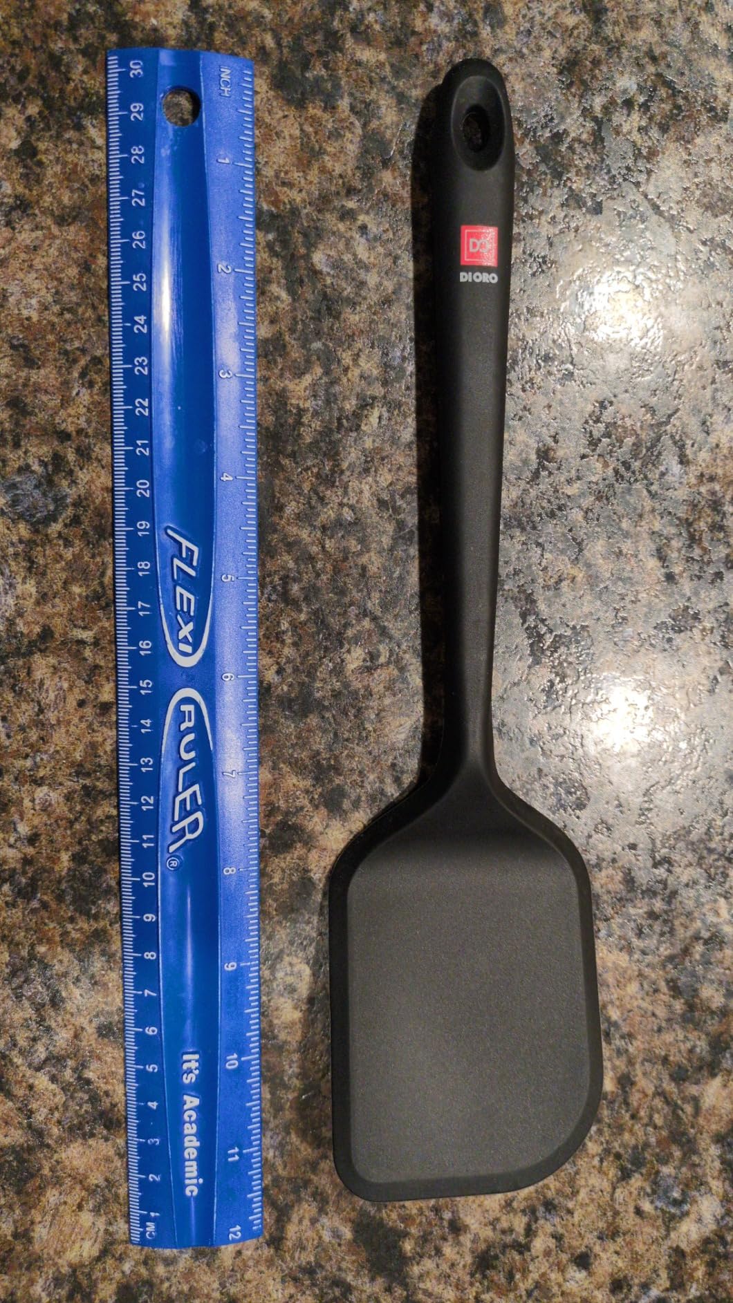 DI ORO Silicone Turner Spatula Set - Kitchen Spatulas for Nonstick Cookware - Cooking Utensils for Flipping Eggs & Pancakes - 600°F Heat-Resistant BPA Free Turners - Dishwasher Safe (2pc, Black) - Customer Photo 1