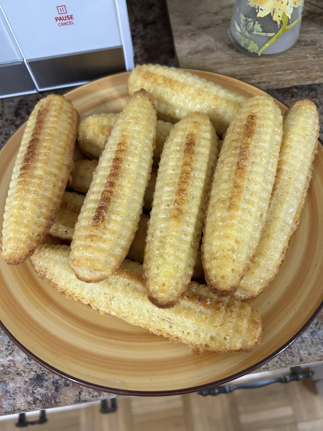Webake Corn Stick Bread Pan Set of 2, Silicone Corn Cob Bread Molds for Baking Corn Dog Pan Cornbread Southern Corn Sticks customer photo 1