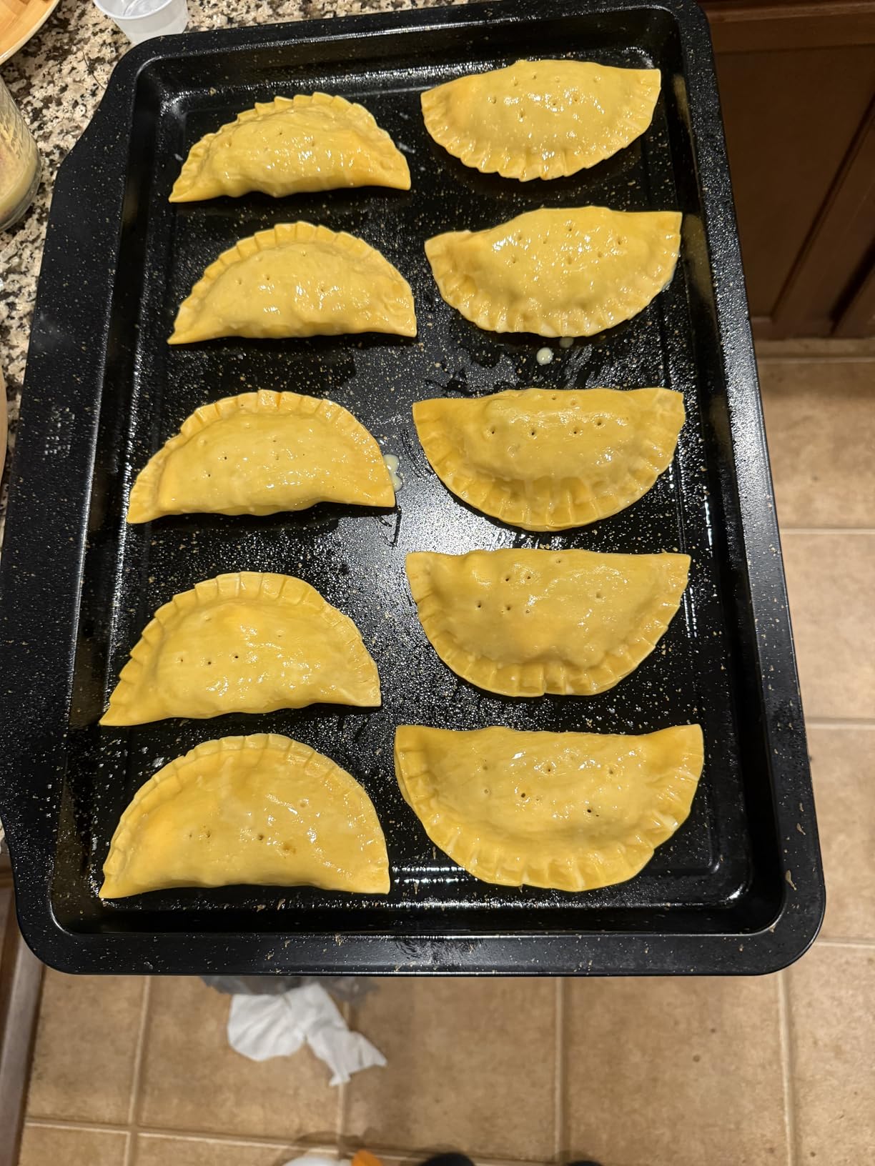 Extra Large Empanada Maker - 7 inch Seal with Dough Cutter Circle, Stainless Steel Press, Pastry Tools, Pocket Pie Maker customer photo 2