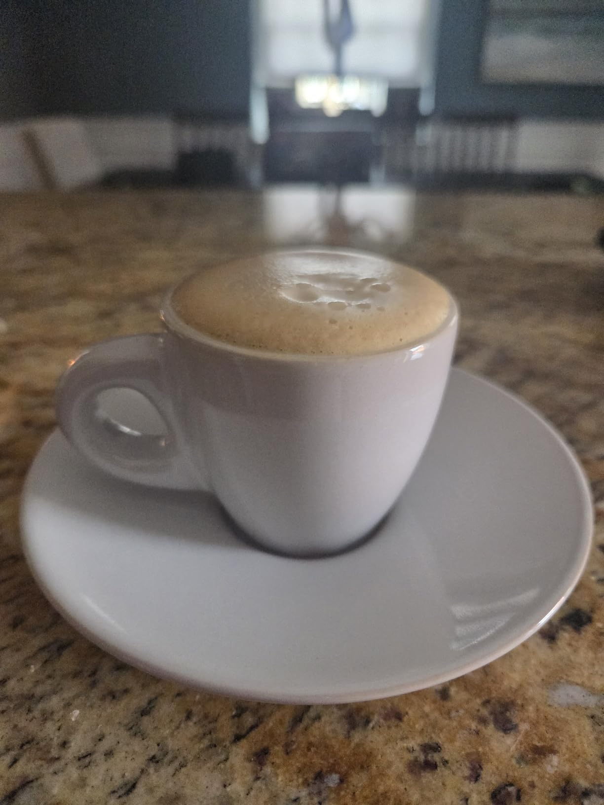 KIVY 3 oz Espresso cups set of 4 - Thick walled stoneware espresso cup set - Italian style espresso cups and saucers - Demitasse cups set of 4 - Small coffee mugs - Demitasse cups and saucers sets customer photo 1