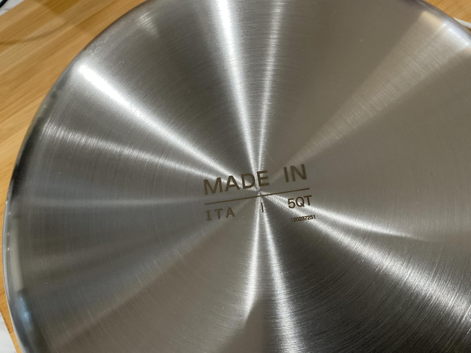 Made In Cookware | 2 Quart Stainless Steel Saucier Pan | 5 Ply Stainless Clad | Professional Cookware | Crafted in Italy | Induction Compatible customer photo 1