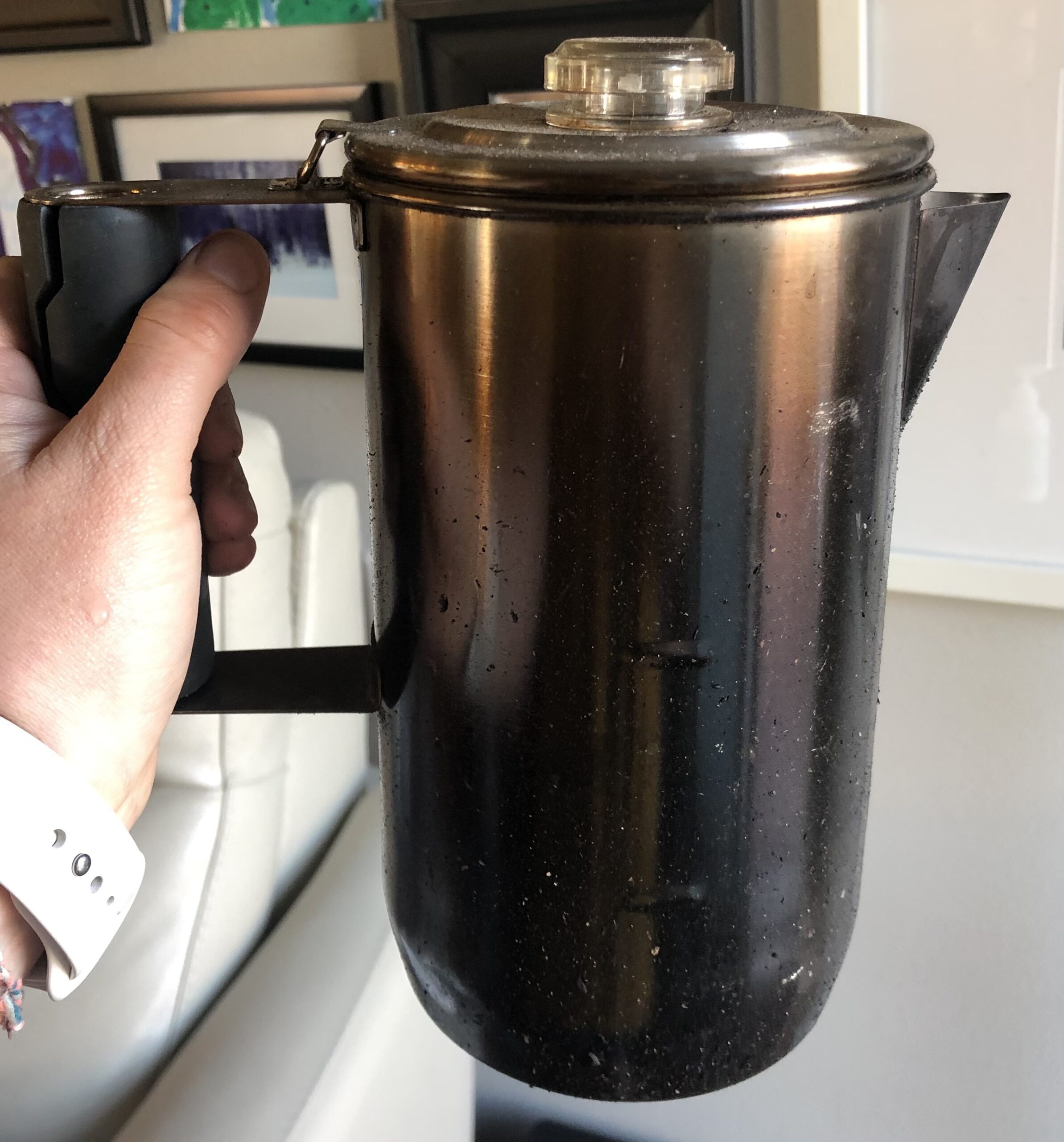 STANLEY Coffee Percolator 1.1QT, Stainless Steel Wide Mouth Coffee Press, Large Capacity, Ergonomic Handle, Dishwasher Safe - Customer Photo 2
