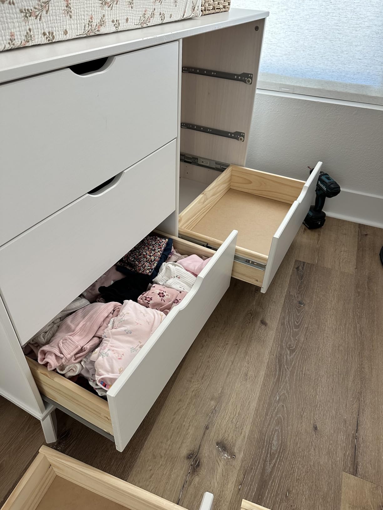 LONTAN 1 Pair 12 inch Soft Close Drawer Slides Heavy Duty, Full Extension Ball Bearing Side Mount Drawer Slides for Dresser, Kicthen 100lb Capacity Drawer Runners - Customer Photo 1