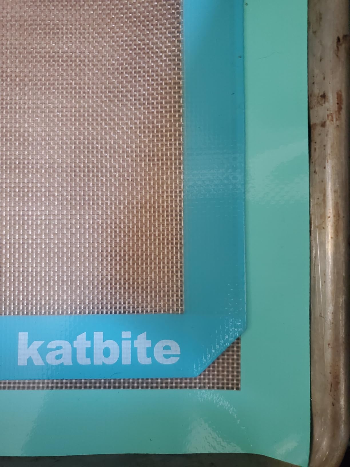 Macaron Silicone Baking Mats, Katbite Silicone Macaroons Baking Mat Set of 2 Half Sheet (11 5/8