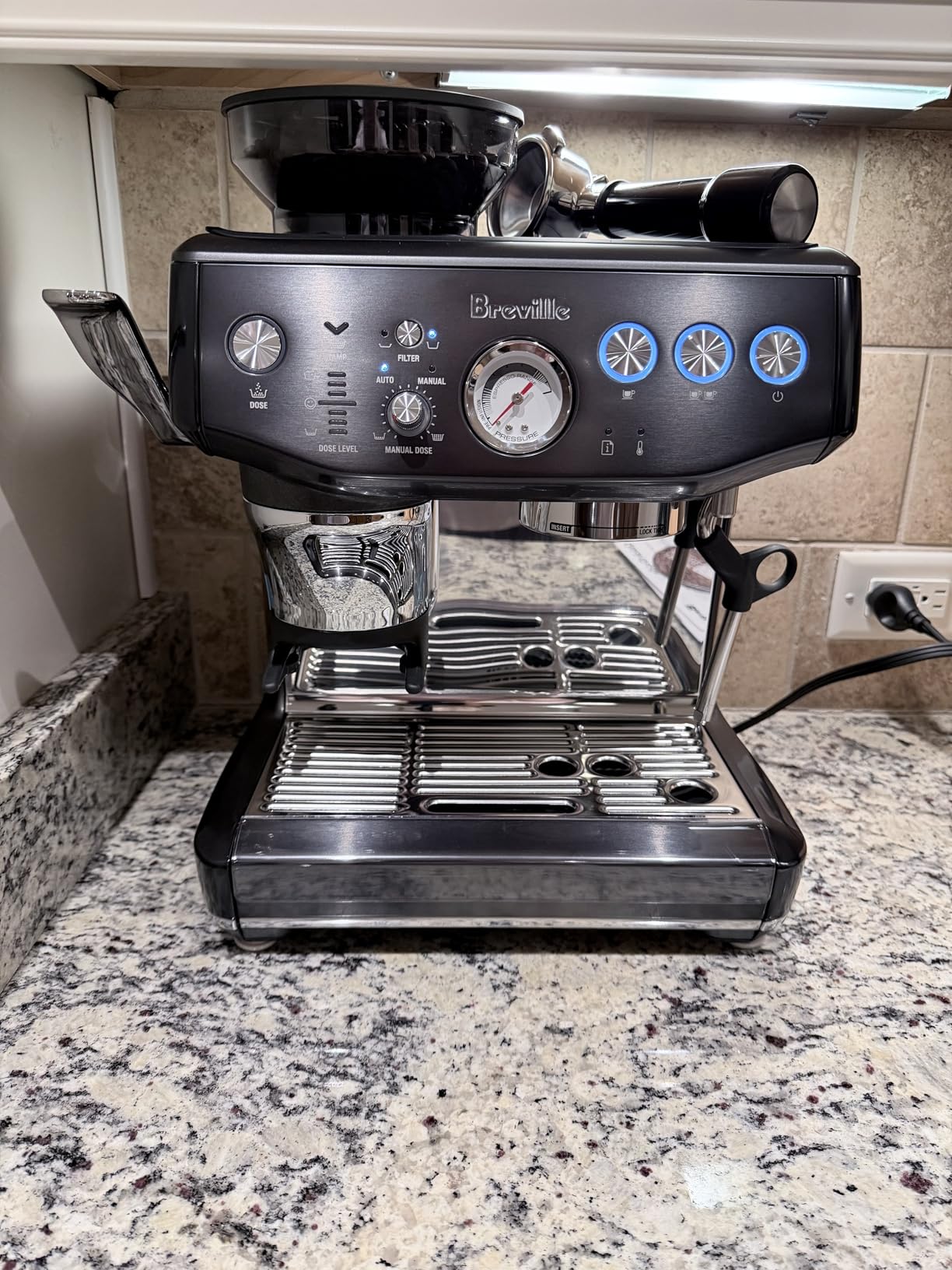 Breville Barista Express Impress Espresso Machine BES876BSS - Customer Photo 0