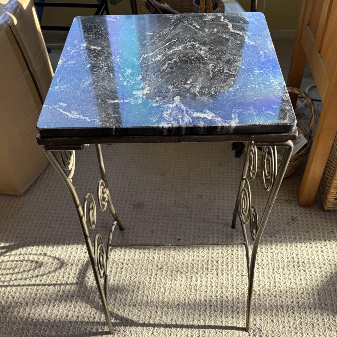 Natural Carrara White Marble Pastry and Cutting Board, 12x20x0.6 Inch, Heavy for Dough Chocolate, Pack of 1 customer photo 2