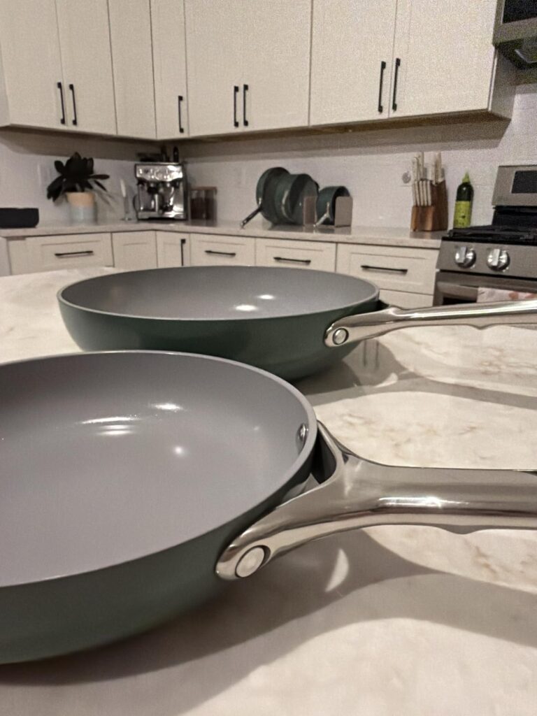 Caraway Nonstick Ceramic Mini Fry Pan (1.05 qt, 8") - Non Toxic, PTFE & PFOA Free - Oven Safe & Compatible with All Stovetops (Gas, Electric & Induction) - Sage - Customer Photo 1