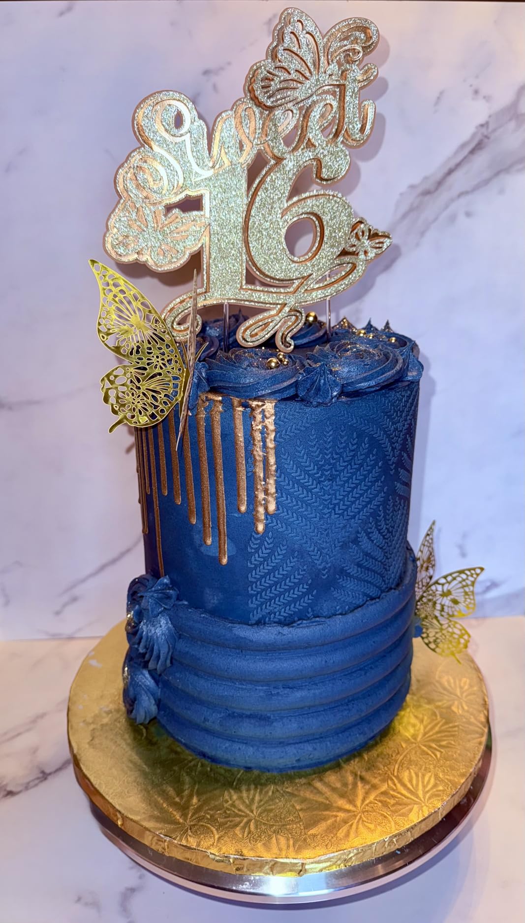 4 Pcs Floral Wedding Cake Stencils - Reusable Buttercream Templates for DIY Baking Decor customer photo 2