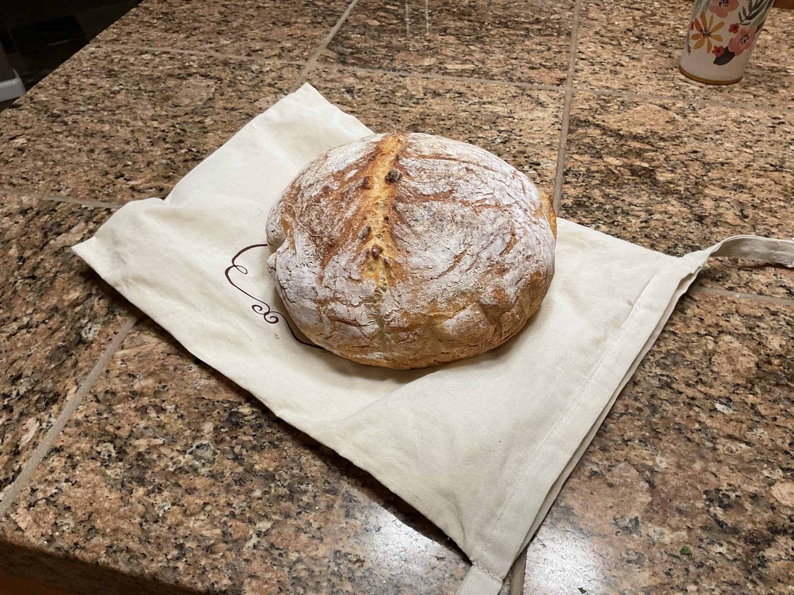 Saint Germain Bakery Premium Round Bread Banneton Basket with Liner - Perfect Brotform Proofing Basket for Making Beautiful Bread (9 inch) customer photo 2